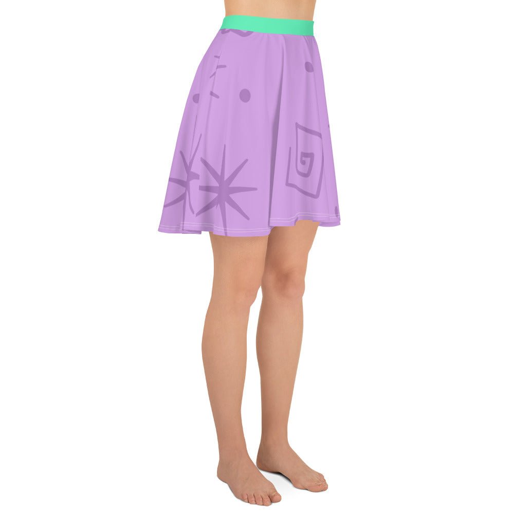 Teacups Purple Skater Skirt alice costumebachelorette stylesCoordinating trip#tag4##tag5##tag6#