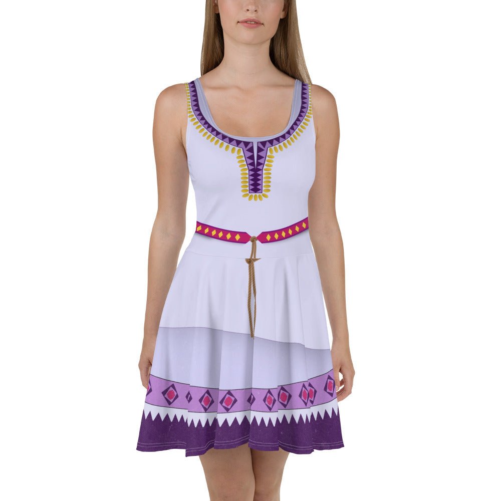 The Asha Skater Dress asha adult dressasha disney wishSkater SkirtLittle Lady Shay Boutique