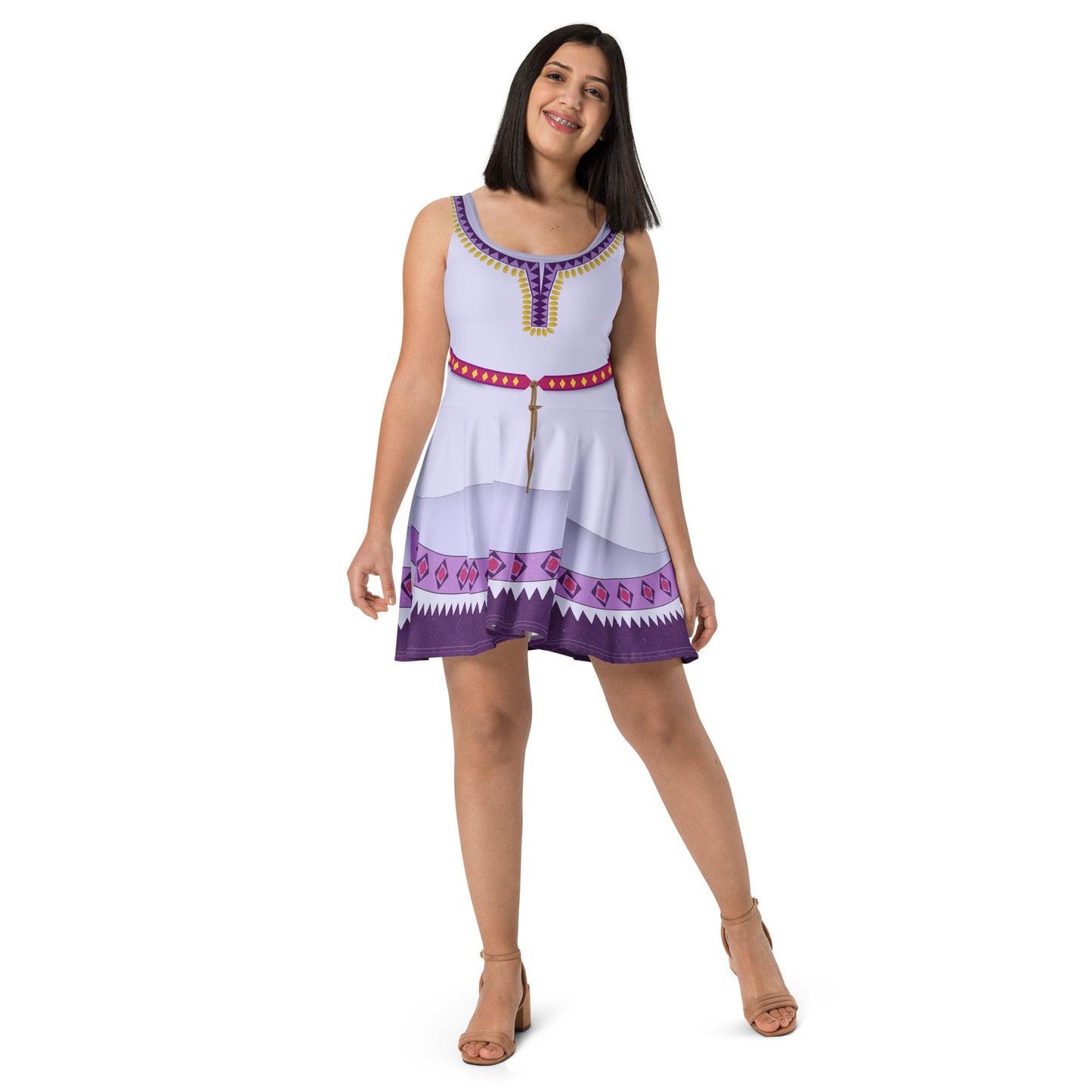 The Asha Skater Dress asha adult dressasha disney wishSkater SkirtLittle Lady Shay Boutique