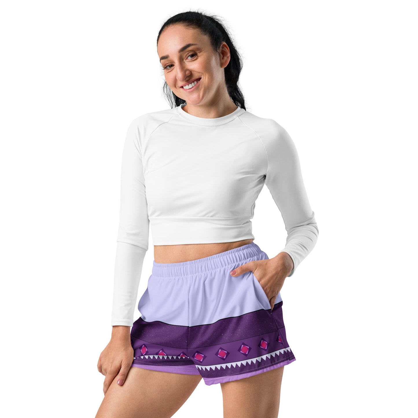 The Asha Women’s Recycled Athletic Shorts asha race costumeasha wish styleAdult ShortsWrong Lever Clothing