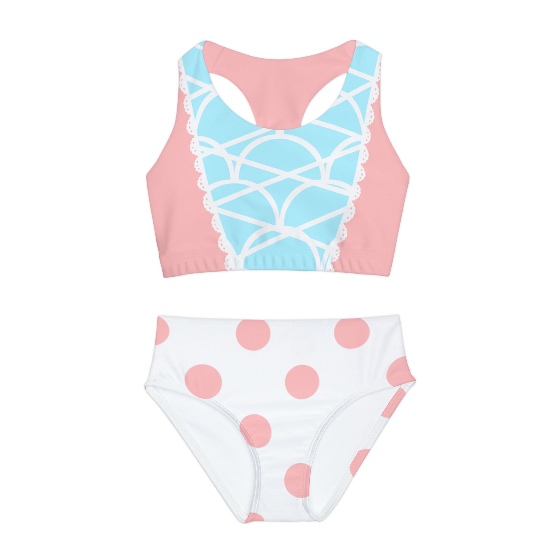 The Bo Girls Two Piece Swimsuit Adult swimAll Over PrintAll Over PrintsWrong Lever Clothing
