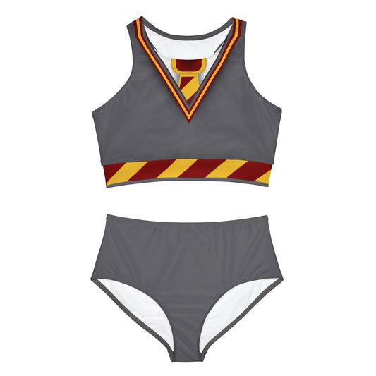 The Brave House Sporty Bikini Set All Over PrintAOPAll Over PrintsWrong Lever Clothing