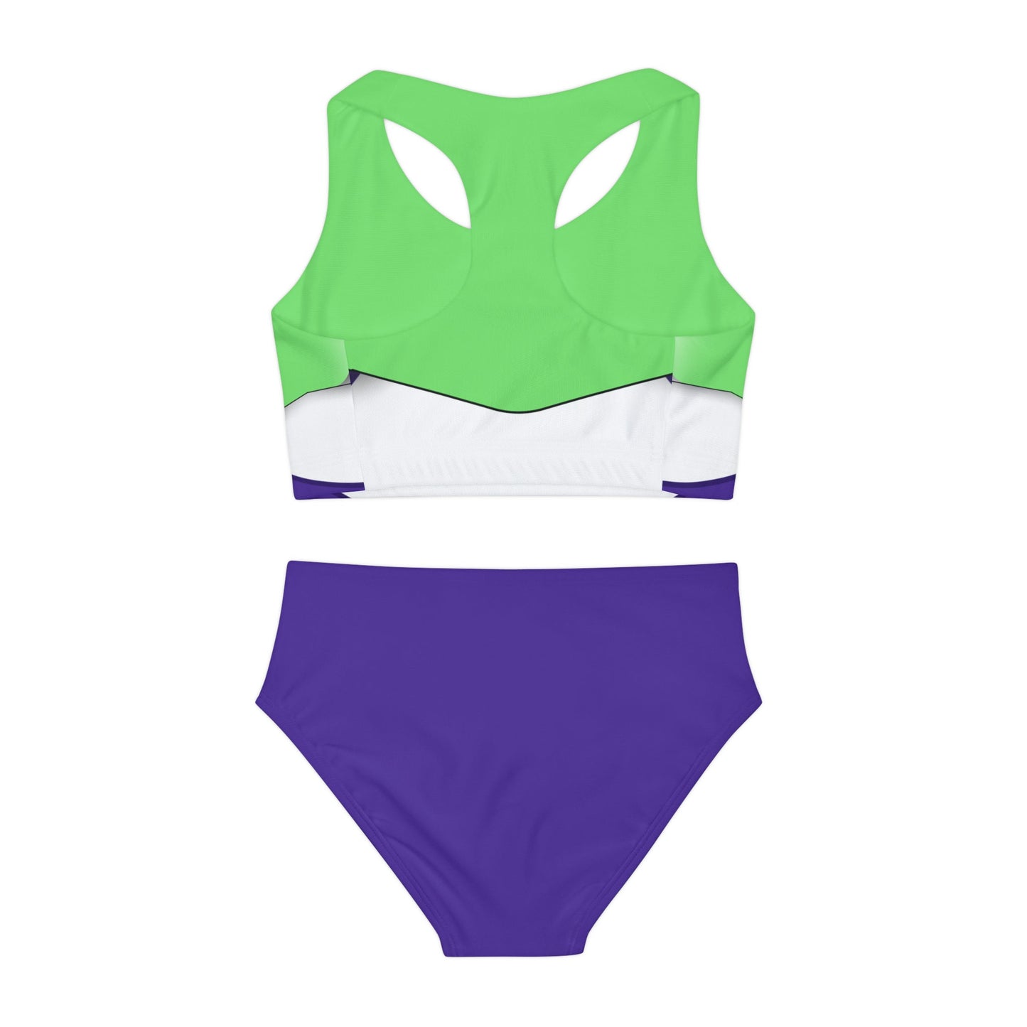 The Buzz Girls Two Piece Swimsuit All Over PrintAOPAll Over PrintsWrong Lever Clothing