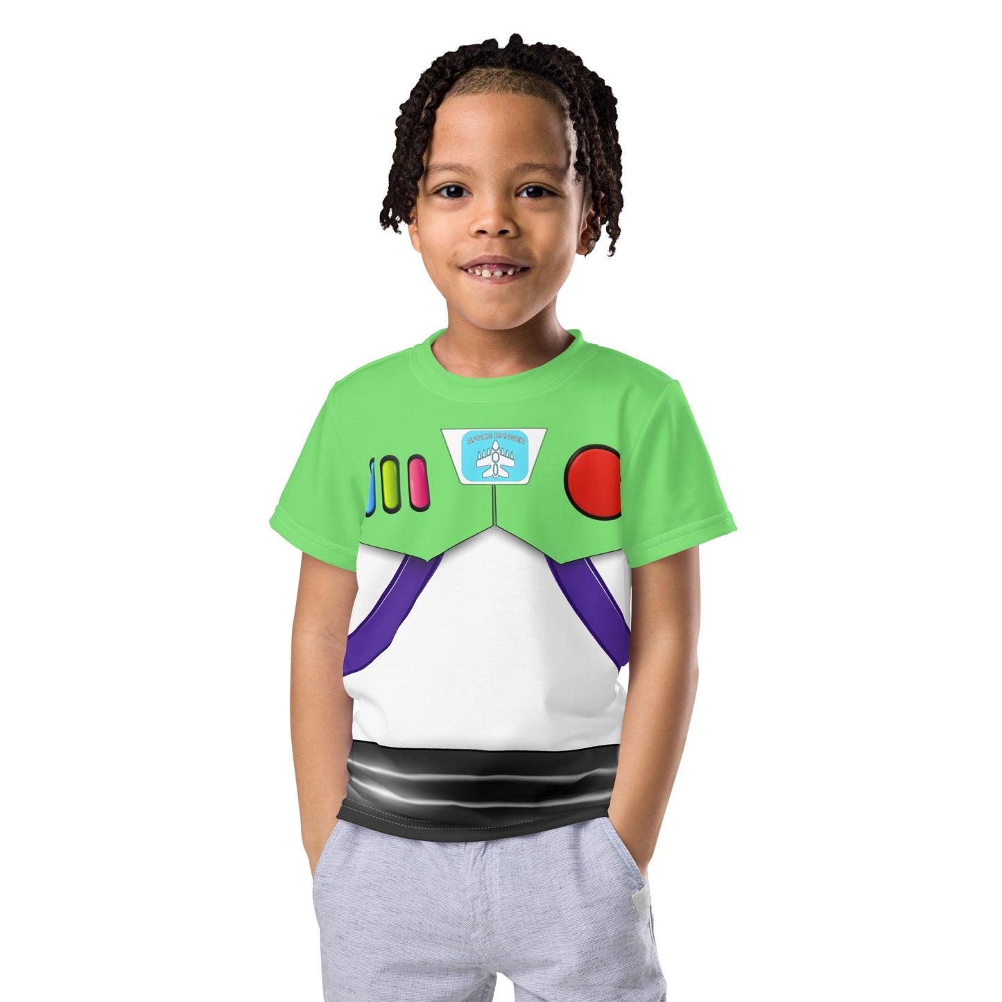 The Buzz Kids crew neck t-shirt- Cosplay, Costume, Bounding adult disneybuzz lightyearbuzz lightyear dress#tag4##tag5##tag6#