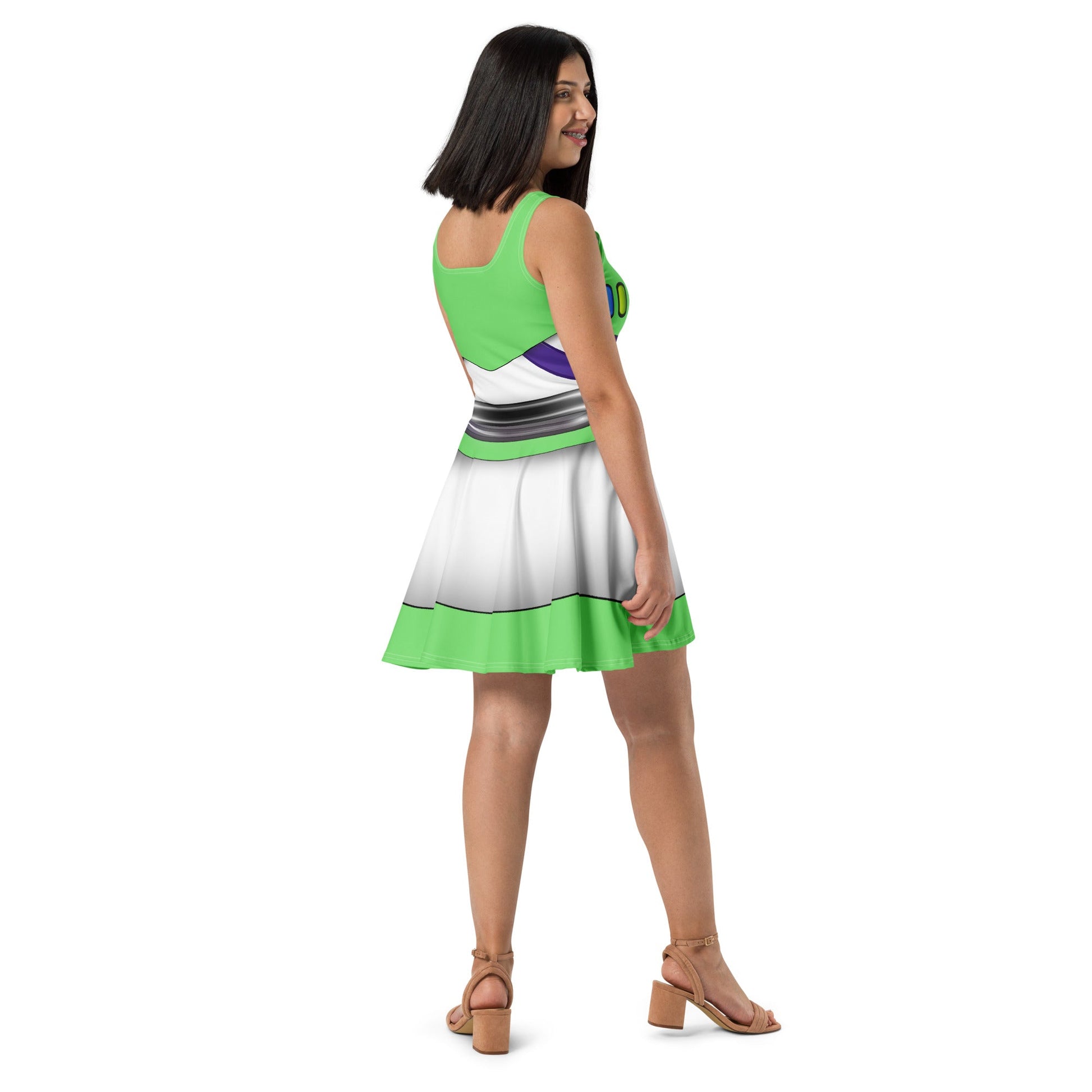 The Buzz Skater Dress- Cosplay, Bounding, Running Costume adult disneybuzz dressbuzz lightyear#tag4##tag5##tag6#