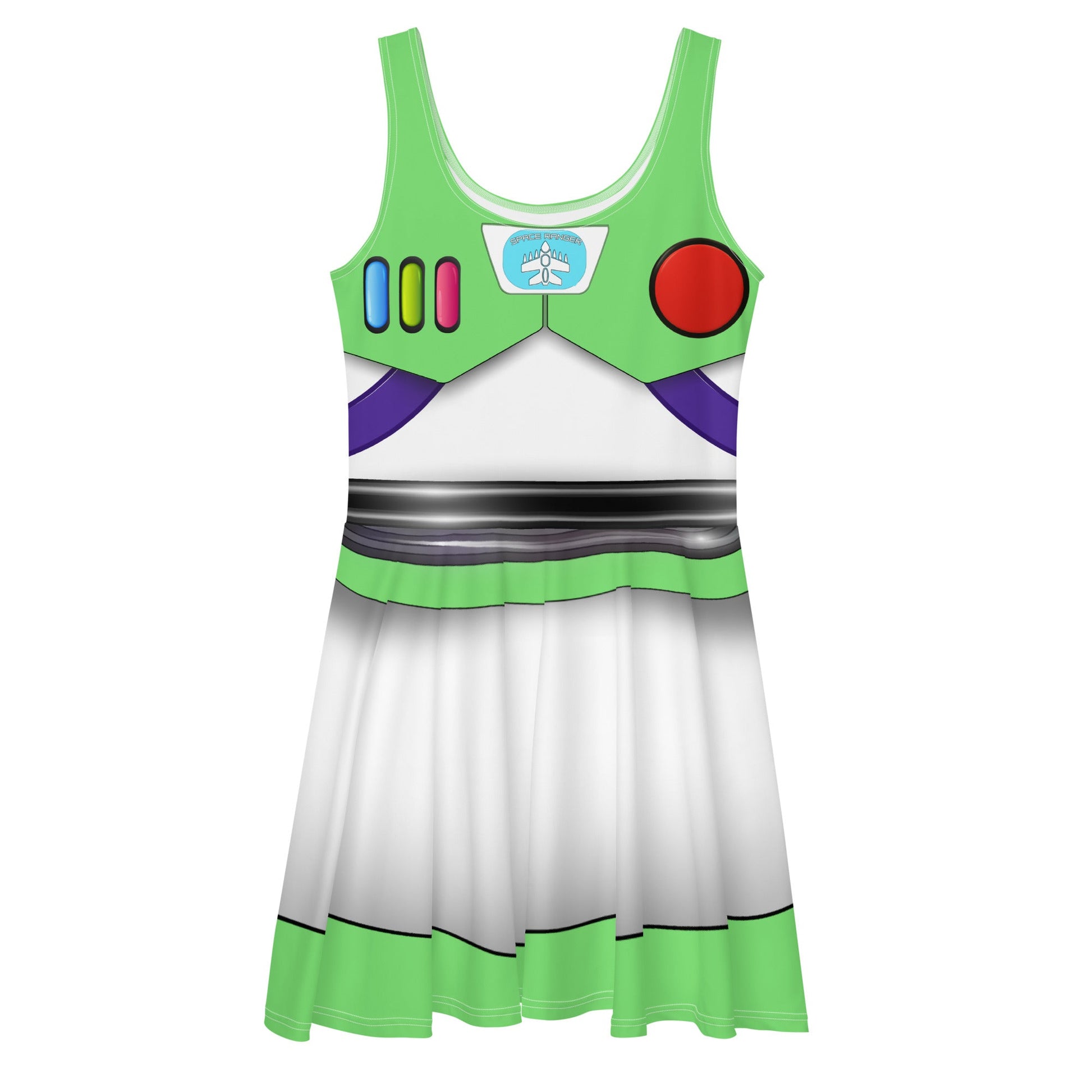 The Buzz Skater Dress- Cosplay, Bounding, Running Costume adult disneybuzz dressbuzz lightyear#tag4##tag5##tag6#