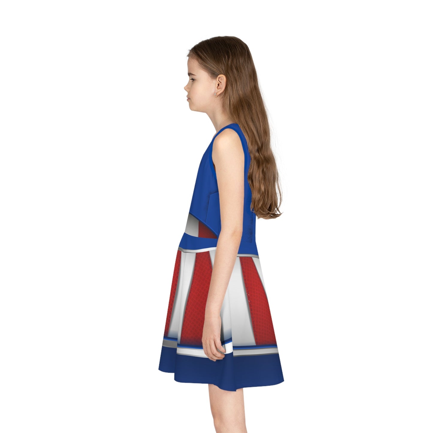 The Captain Girls' Sleeveless Sundress All Over PrintAOPAOP Clothing#tag4##tag5##tag6#