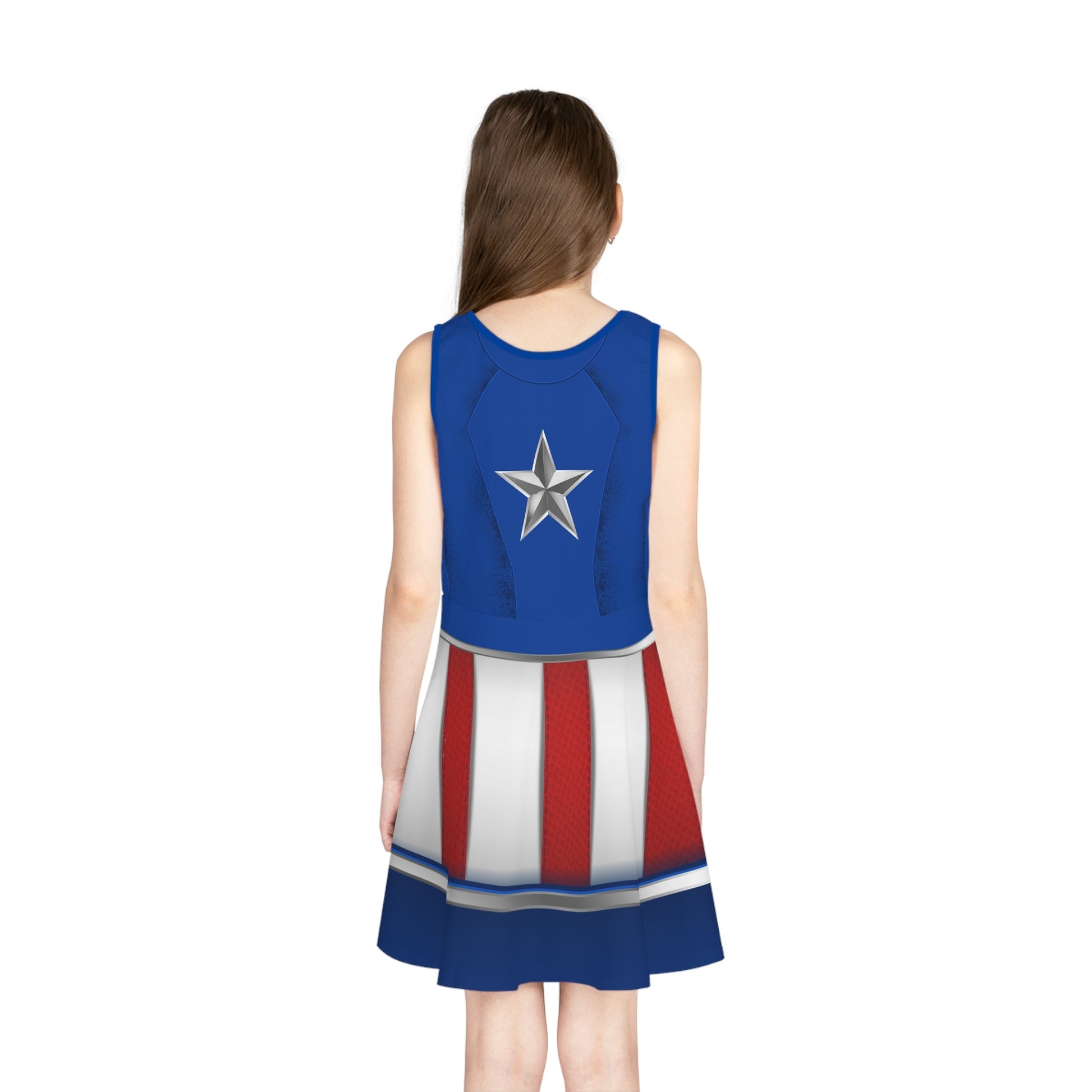 The Captain Girls' Sleeveless Sundress All Over PrintAOPAOP Clothing#tag4##tag5##tag6#
