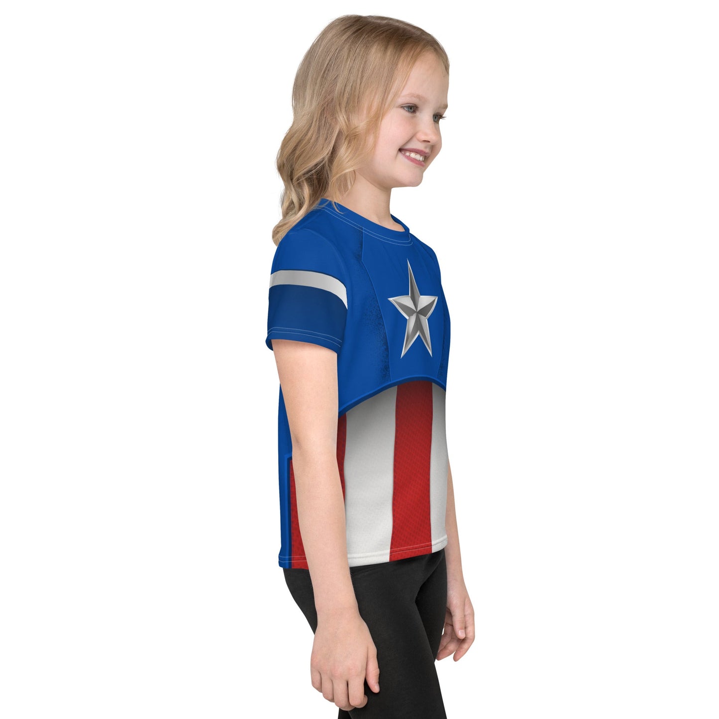 The Captain Kids crew neck t-shirt avengerscalifornia adventurecaptain america#tag4##tag5##tag6#