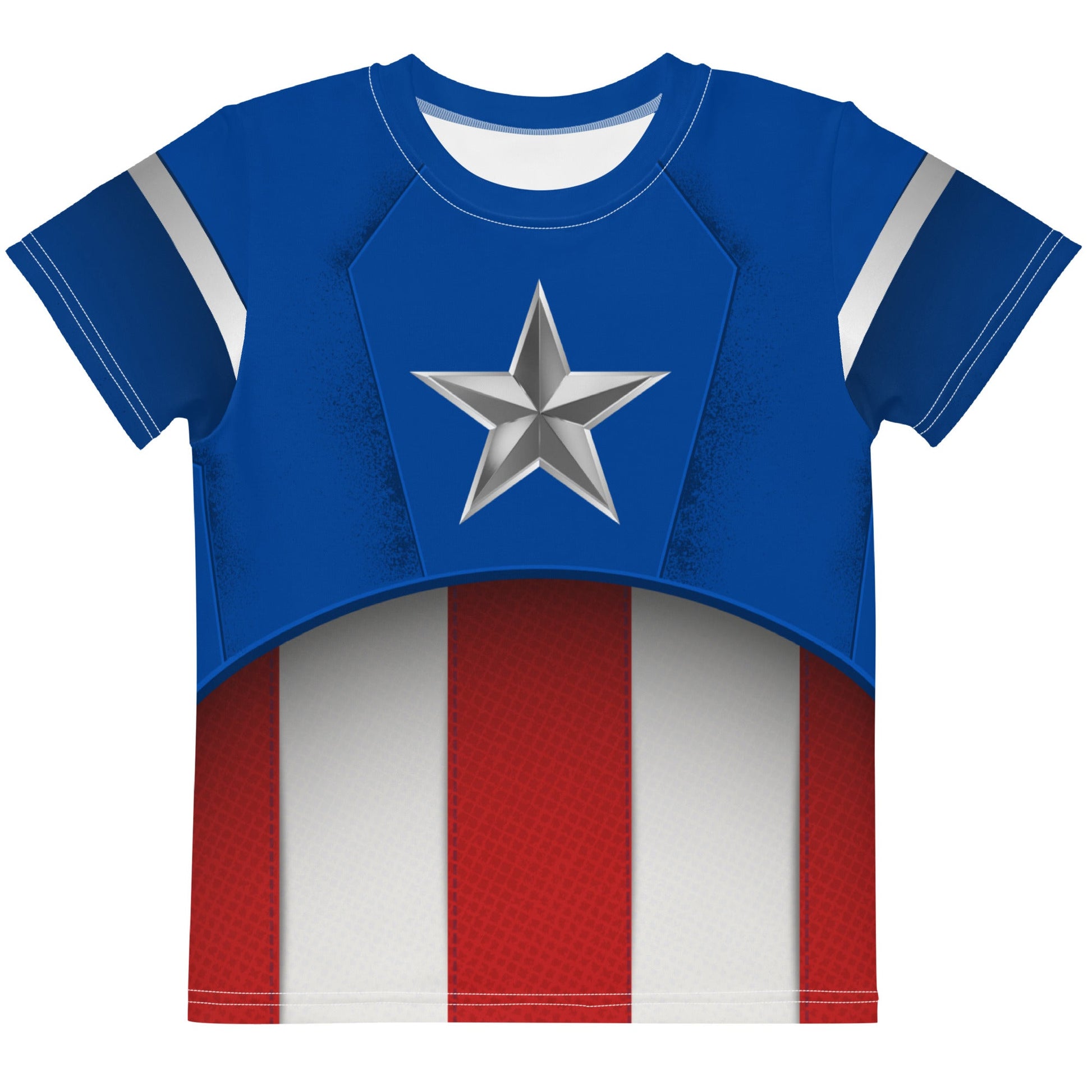 The Captain Kids crew neck t-shirt avengerscalifornia adventurecaptain america#tag4##tag5##tag6#