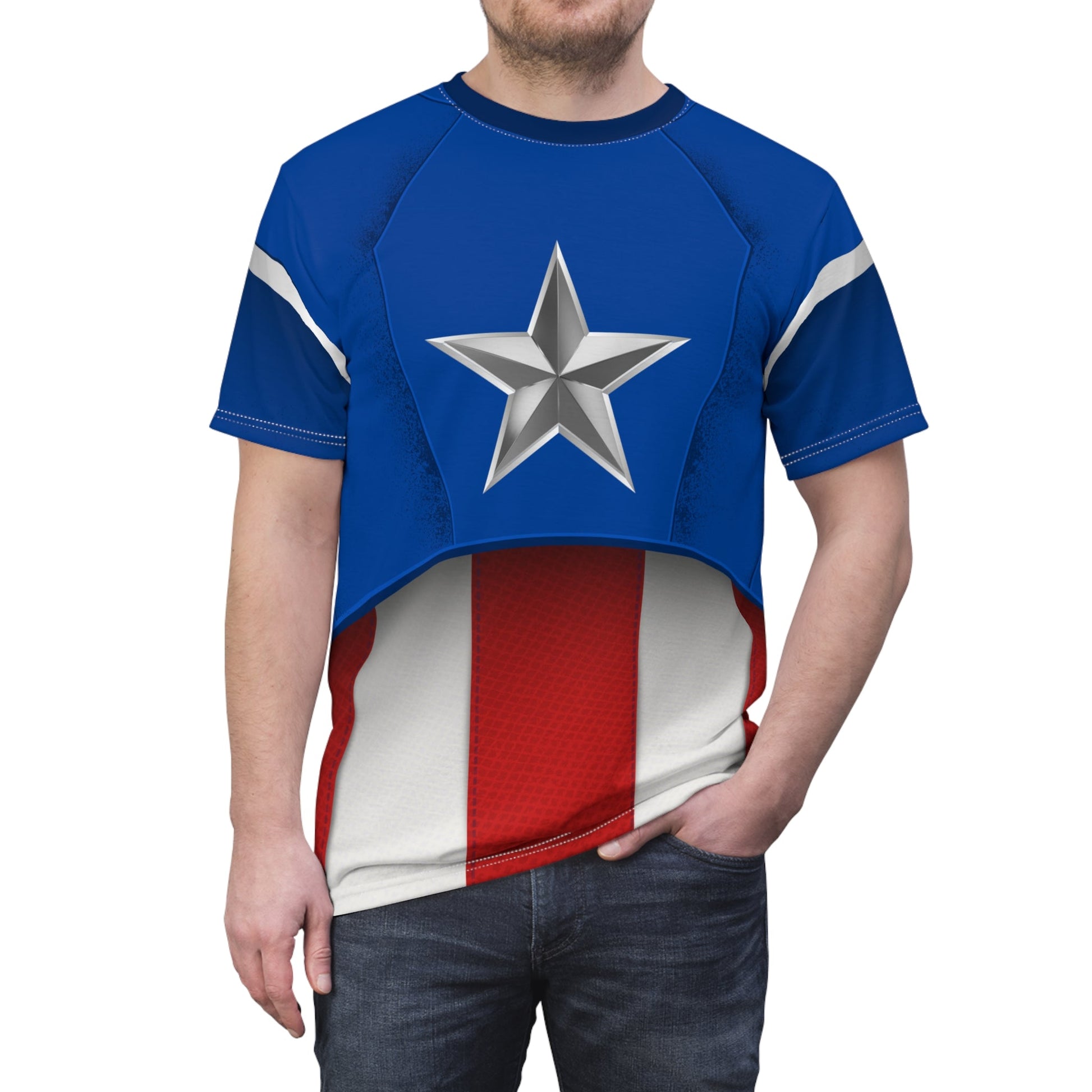 The Captain Unisex Tee All Over PrintAOP ClothingAssembled in the USA#tag4##tag5##tag6#