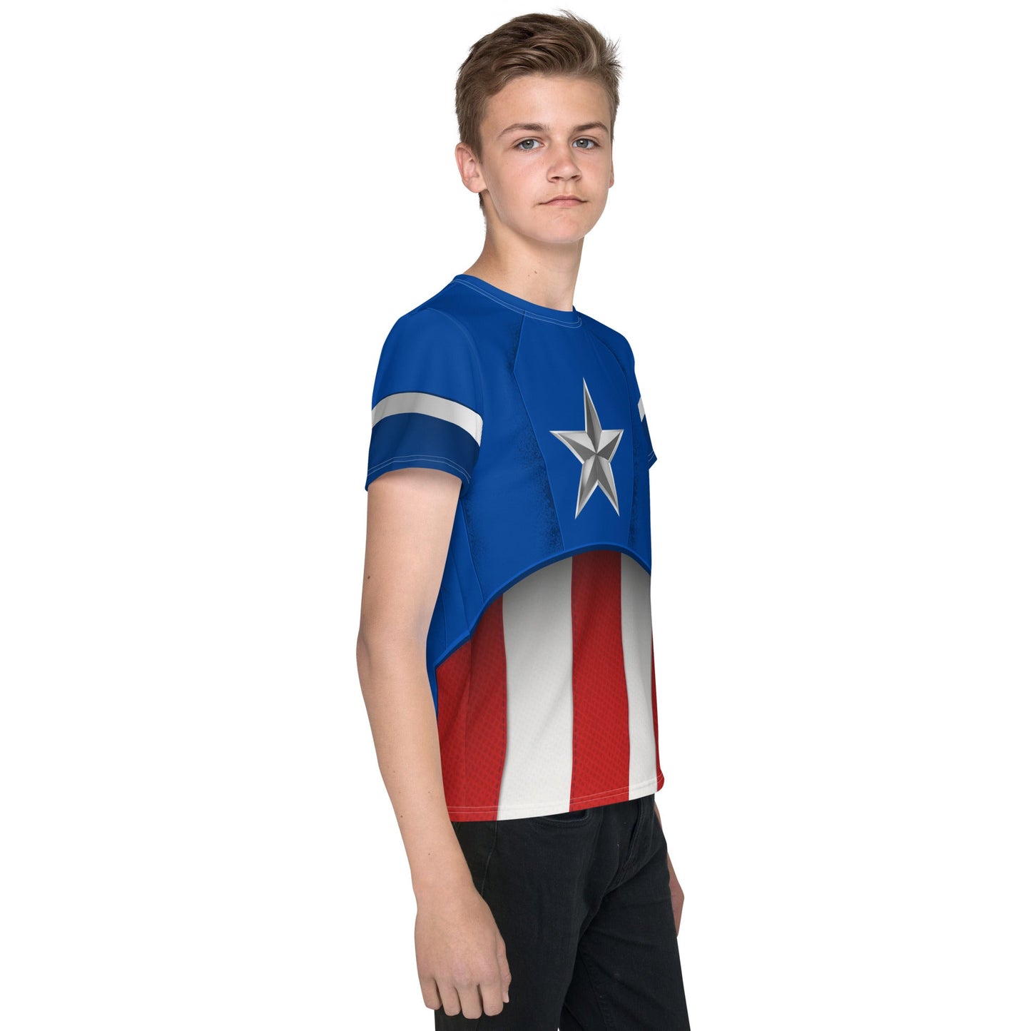 The Captain Youth crew neck t-shirt avengerscalifornia adventurecaptain america#tag4##tag5##tag6#