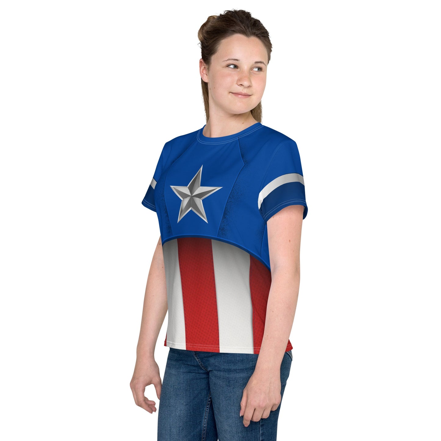 The Captain Youth crew neck t-shirt avengerscalifornia adventurecaptain america#tag4##tag5##tag6#