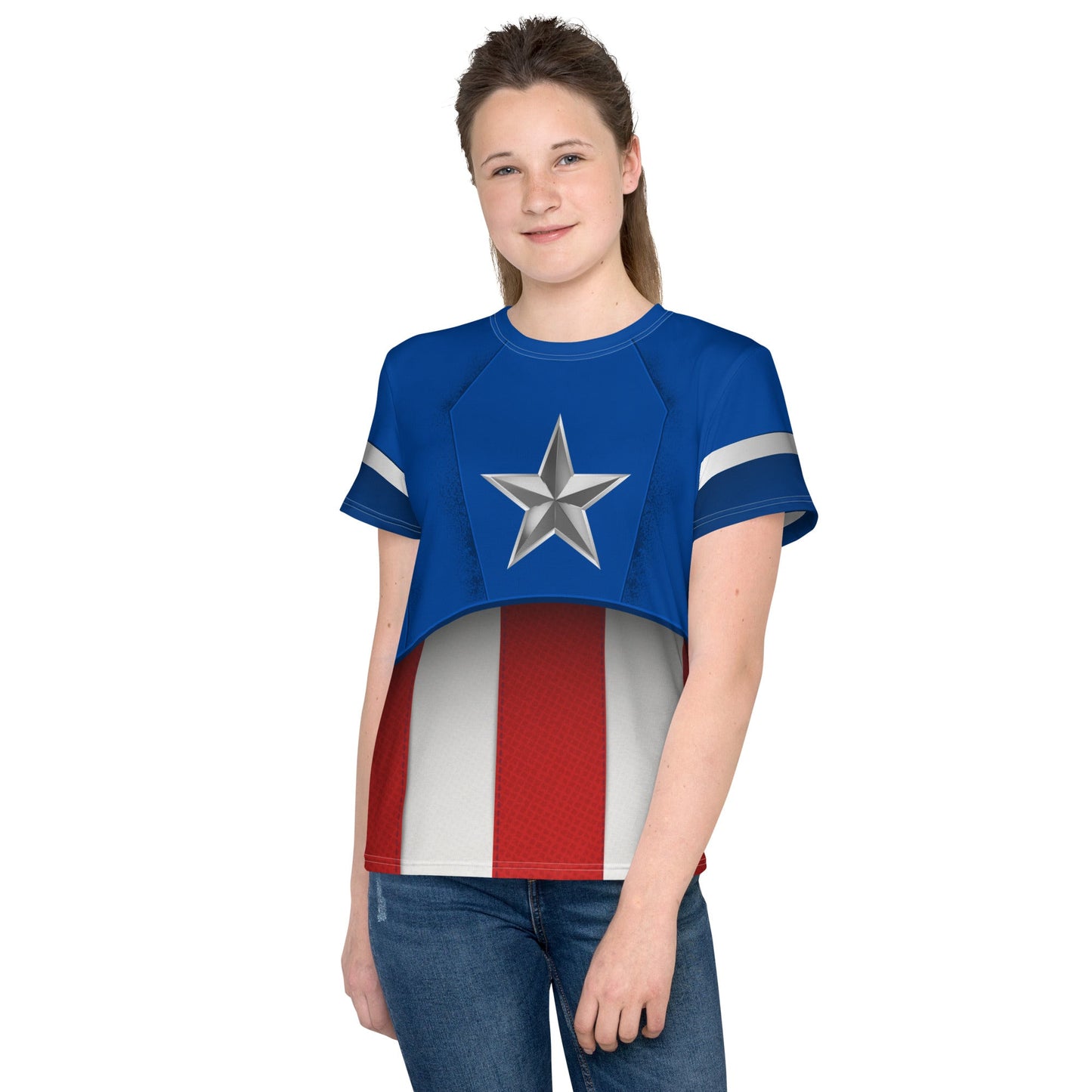 The Captain Youth crew neck t-shirt avengerscalifornia adventurecaptain america#tag4##tag5##tag6#