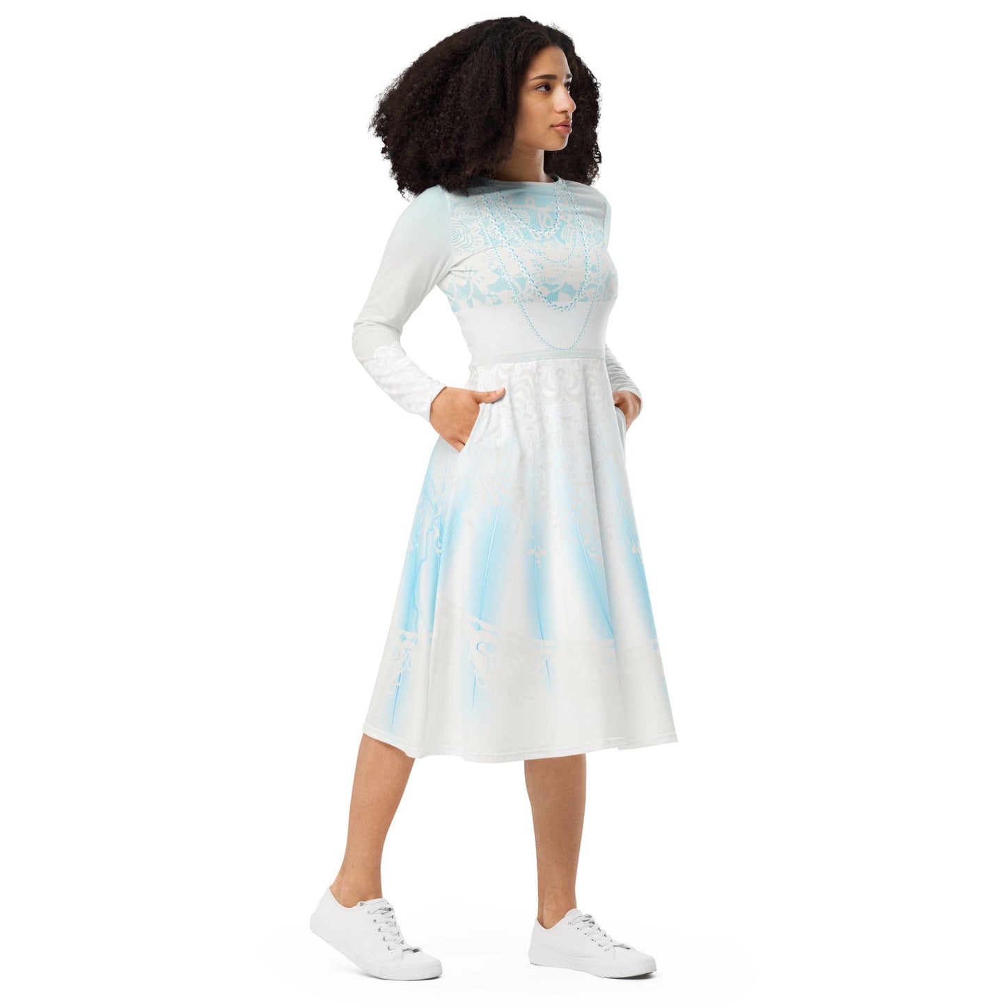 The Constance long sleeve midi dress constance brideconstance costumedisney bounding#tag4##tag5##tag6#