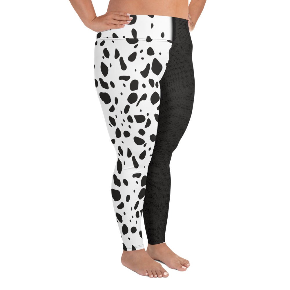 The Cruella Plus Size Leggings 101 dalmationsactive wearcruella devil#tag4##tag5##tag6#