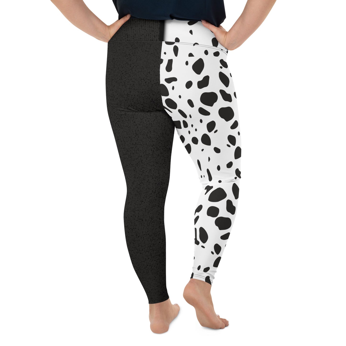 The Cruella Plus Size Leggings 101 dalmationsactive wearcruella devil#tag4##tag5##tag6#