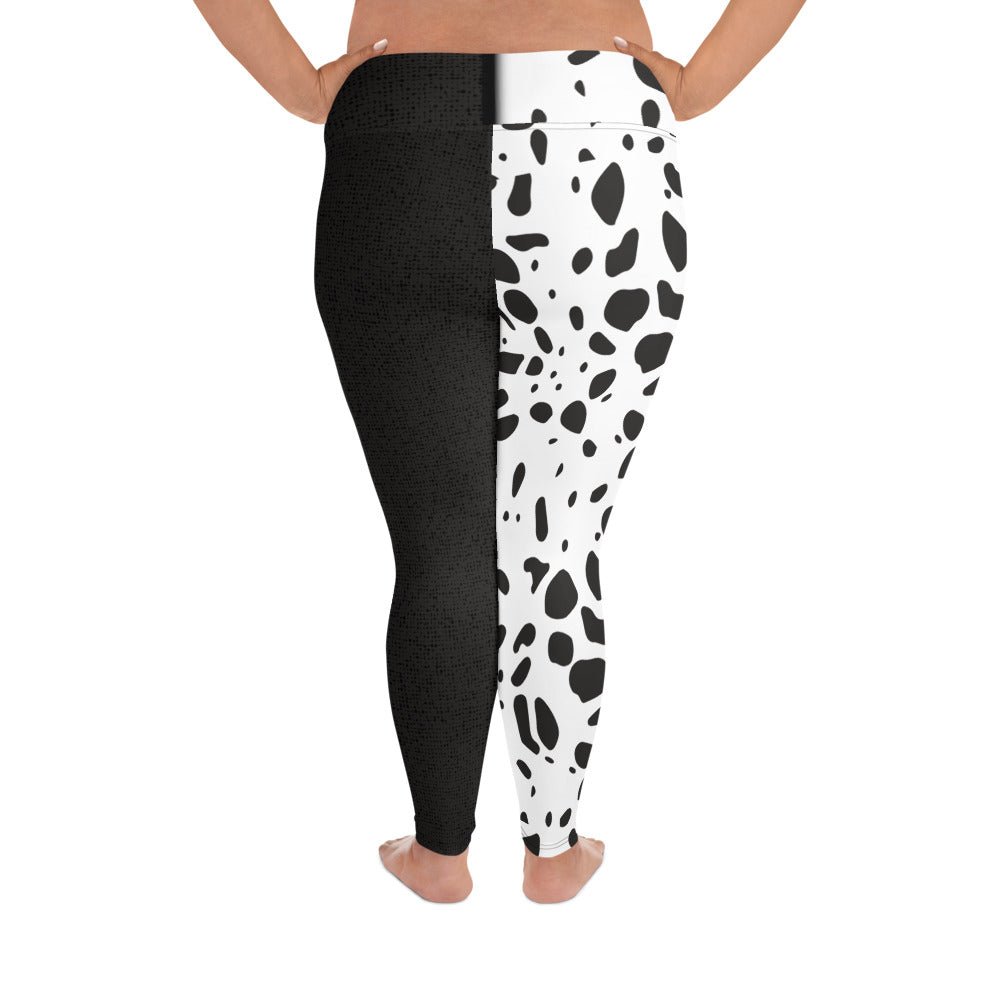 The Cruella Plus Size Leggings 101 dalmationsactive wearcruella devil#tag4##tag5##tag6#