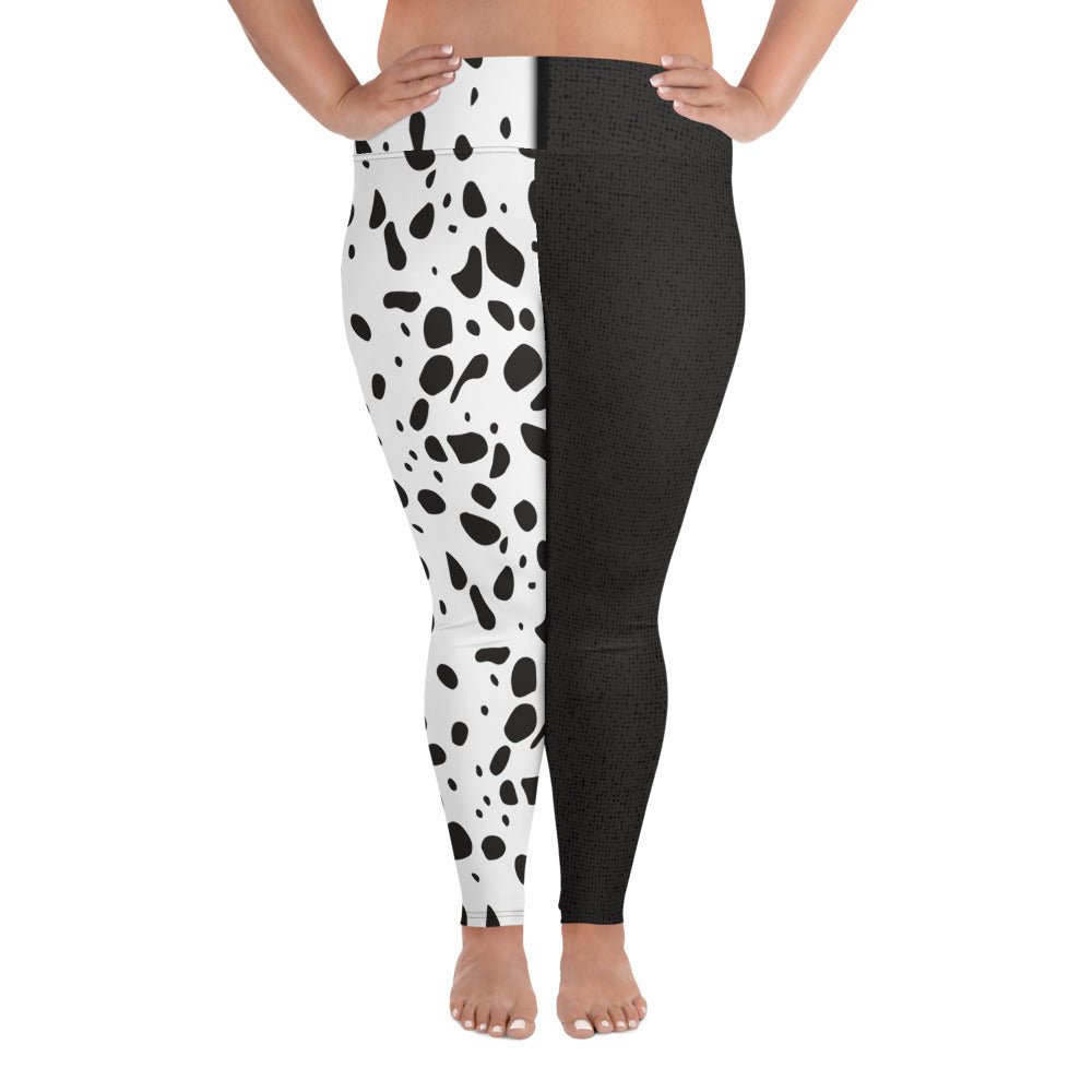 The Cruella Plus Size Leggings 101 dalmationsactive wearcruella devil#tag4##tag5##tag6#