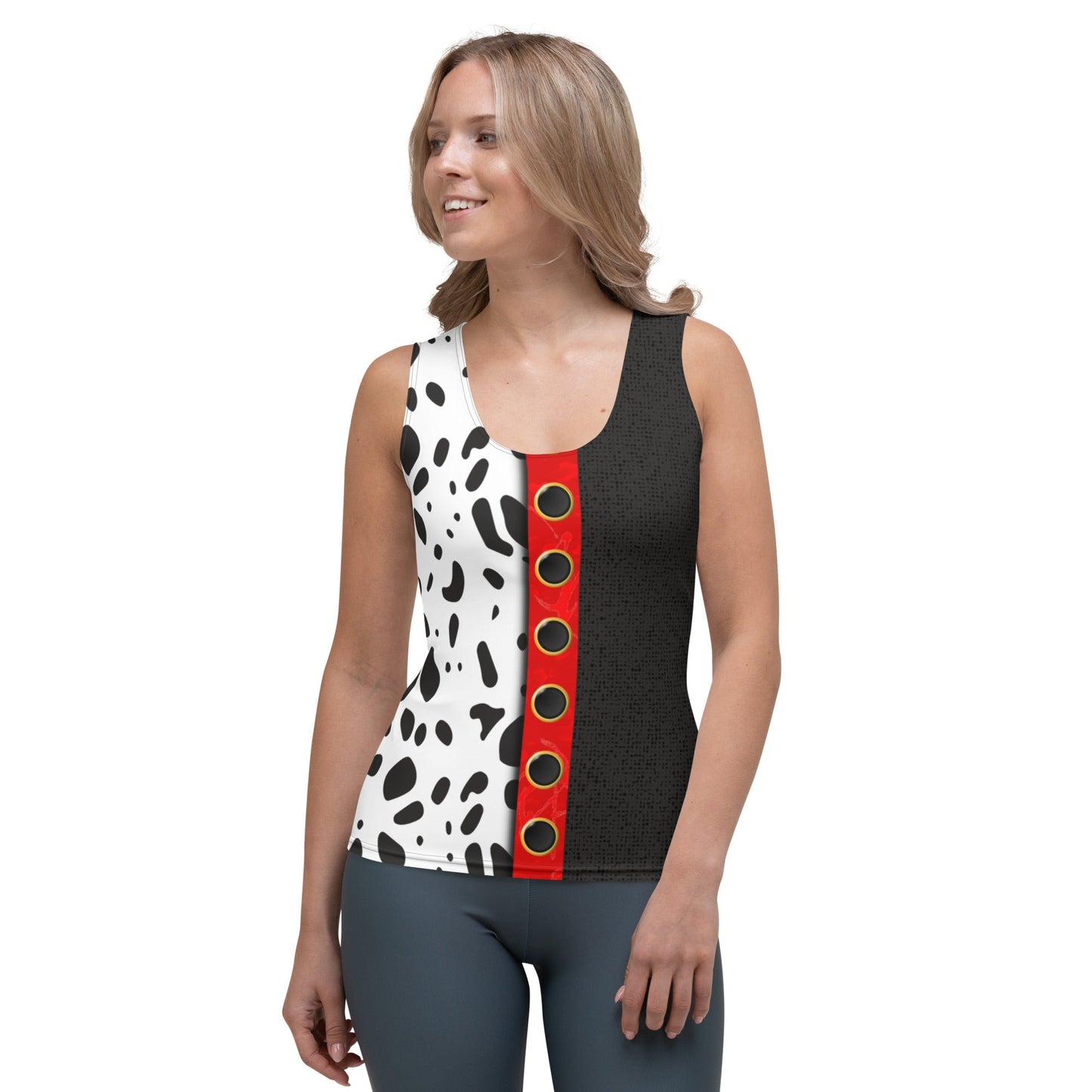 The Cruella Tank Top 101 dalmationsactive wearcruella devil#tag4##tag5##tag6#