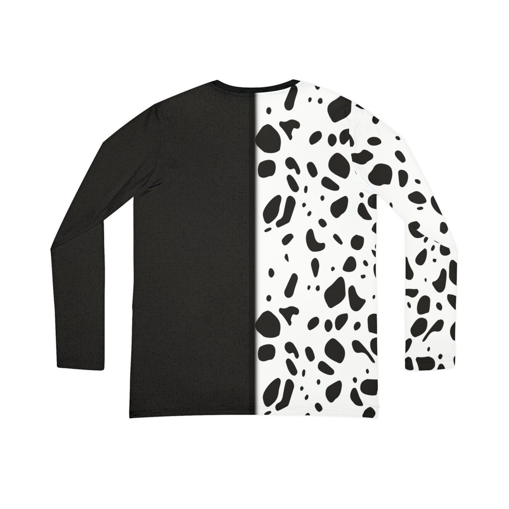 The Cruella Women's Long Sleeve V-neck Shirt 101 dalmationsadult halloweenAll Over Print#tag4##tag5##tag6#