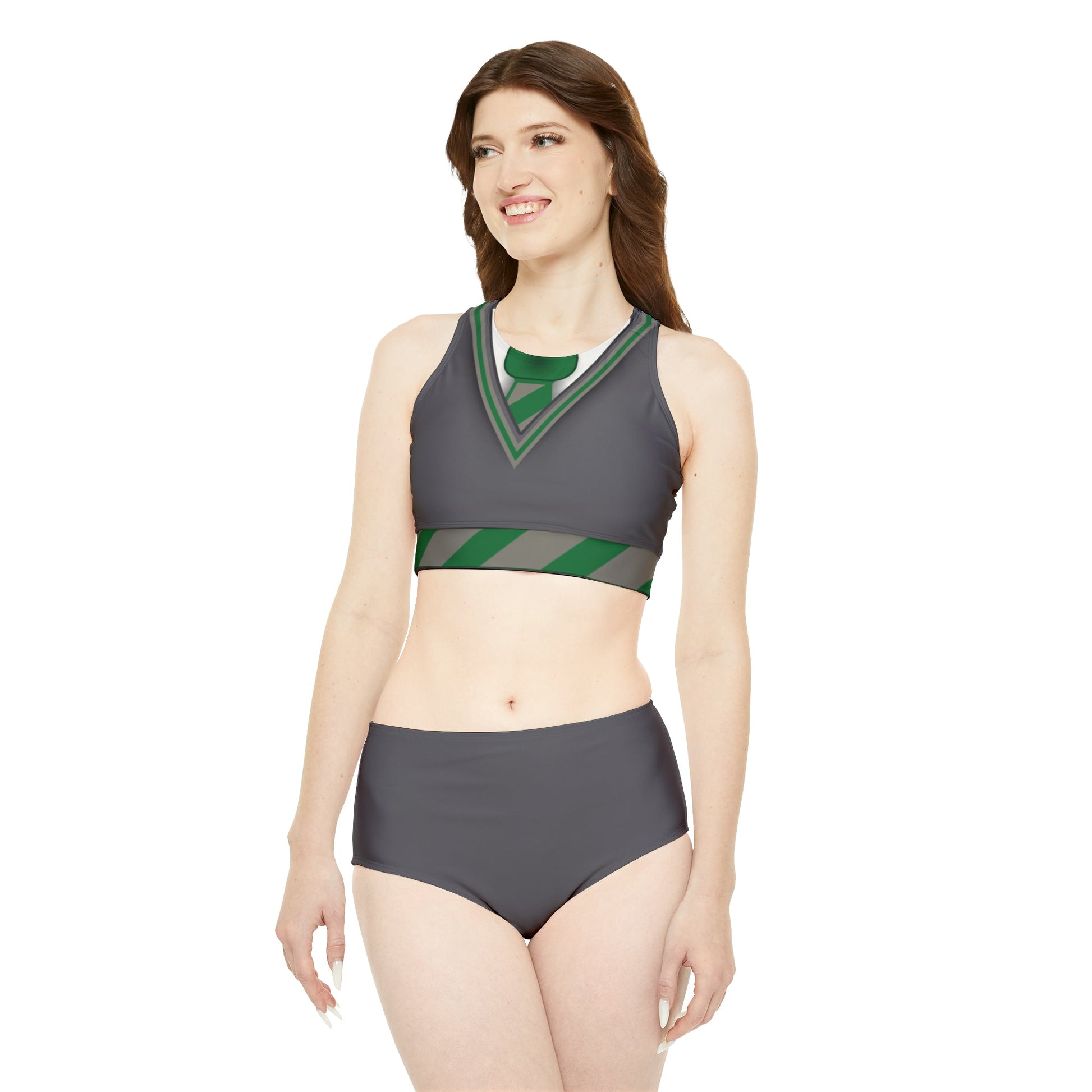 The Cunning House Sporty Bikini Set All Over PrintAOPAll Over PrintsWrong Lever Clothing