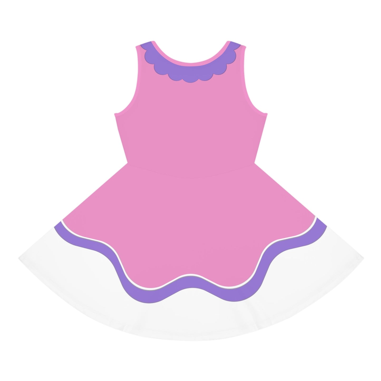 The Daisy Girls' Sleeveless Sundress All Over PrintAOPAOP Clothing#tag4##tag5##tag6#