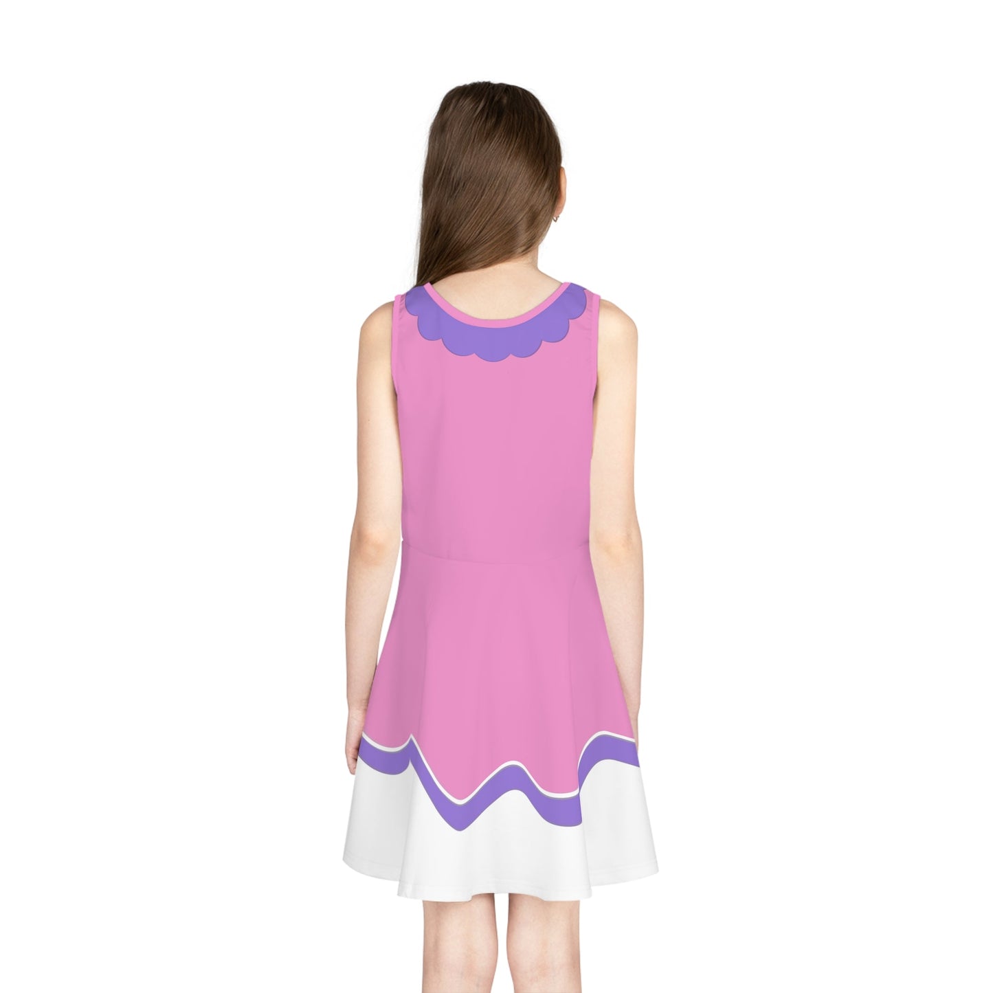 The Daisy Girls' Sleeveless Sundress All Over PrintAOPAOP Clothing#tag4##tag5##tag6#