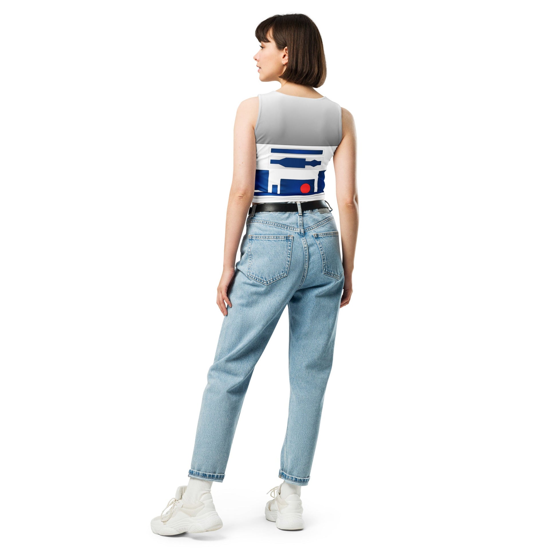The Droid Crop Top adult cosplayadult r2d2 costumeWrong Lever Clothing
