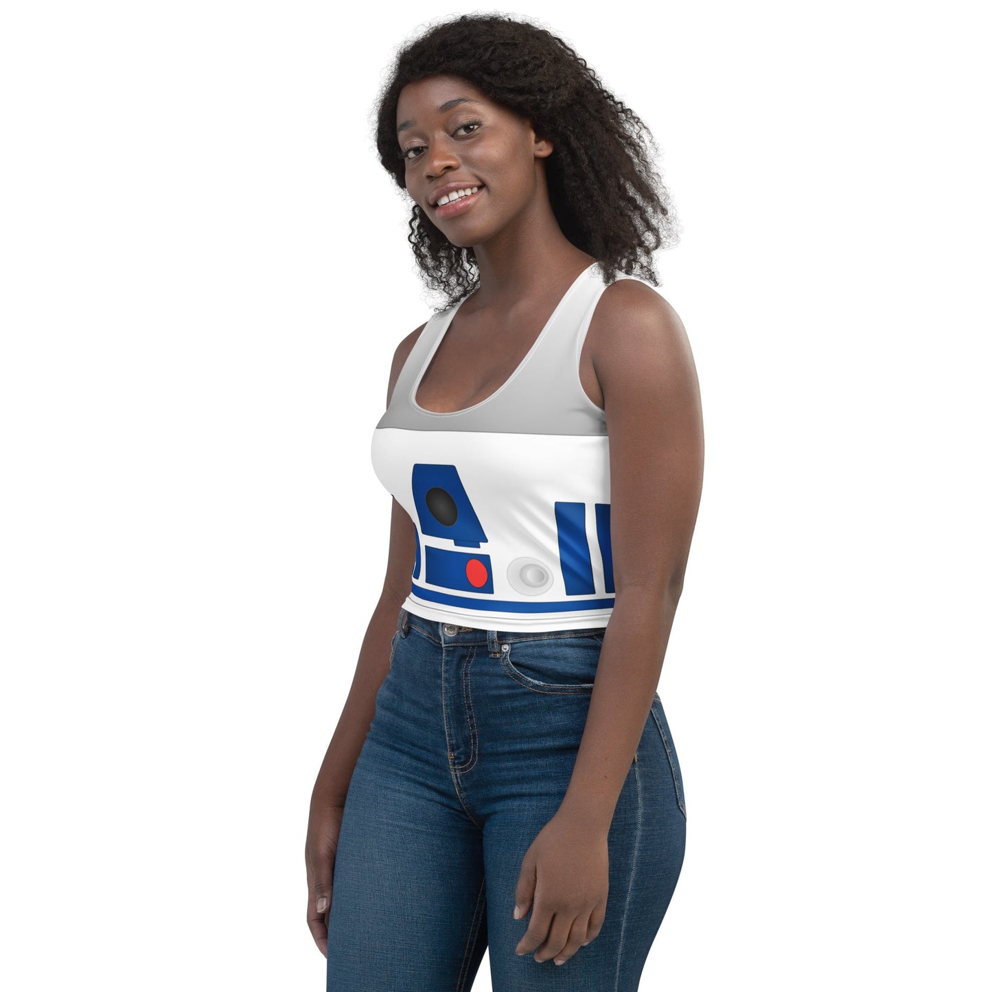 The Droid Crop Top adult cosplayadult r2d2 costumeWrong Lever Clothing