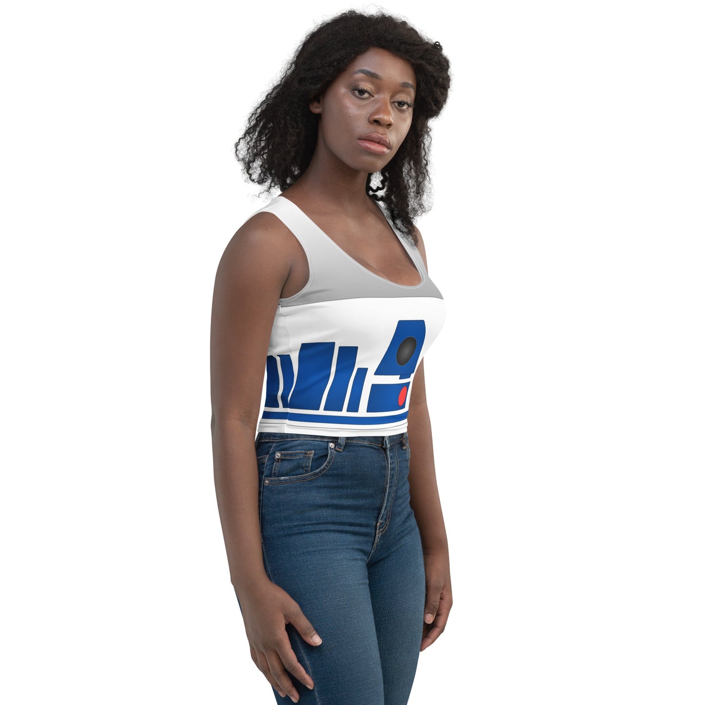 The Droid Crop Top adult cosplayadult r2d2 costumeWrong Lever Clothing