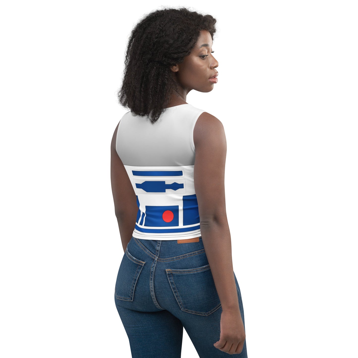 The Droid Crop Top adult cosplayadult r2d2 costumeWrong Lever Clothing