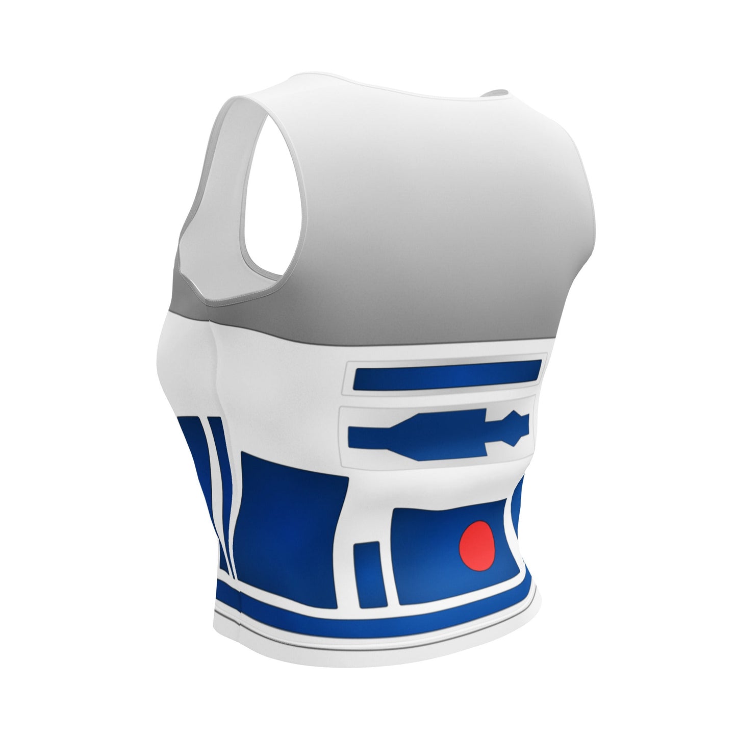 The Droid Crop Top adult cosplayadult r2d2 costumeWrong Lever Clothing