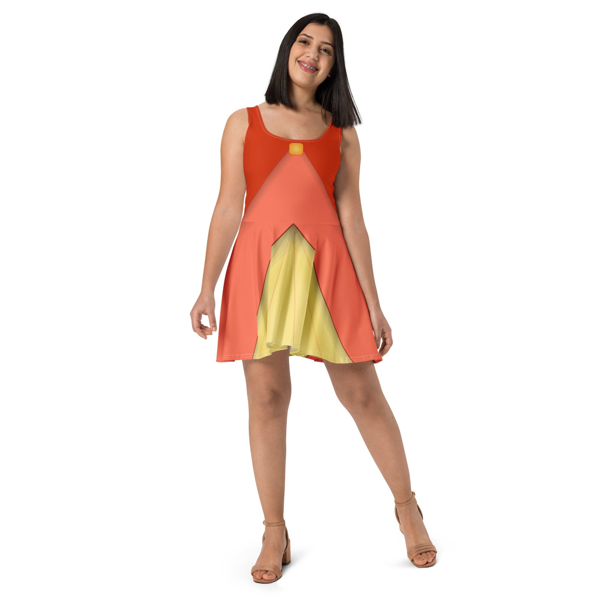 The Flora Skater Dress adult disneyadult dress upSkater SkirtWrong Lever Clothing
