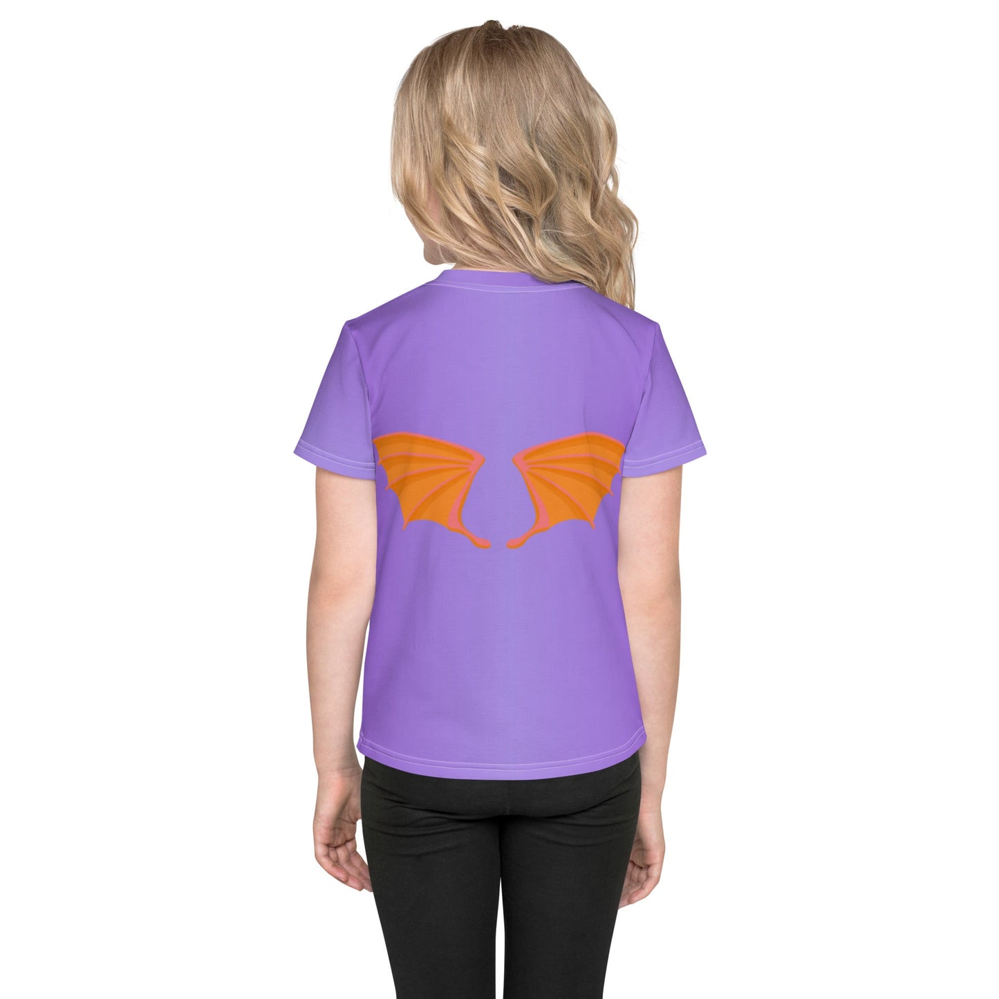 The Friendly Dragon Kids crew neck t-shirt coordinating disney stylecosplay styledisney kid clothing#tag4##tag5##tag6#