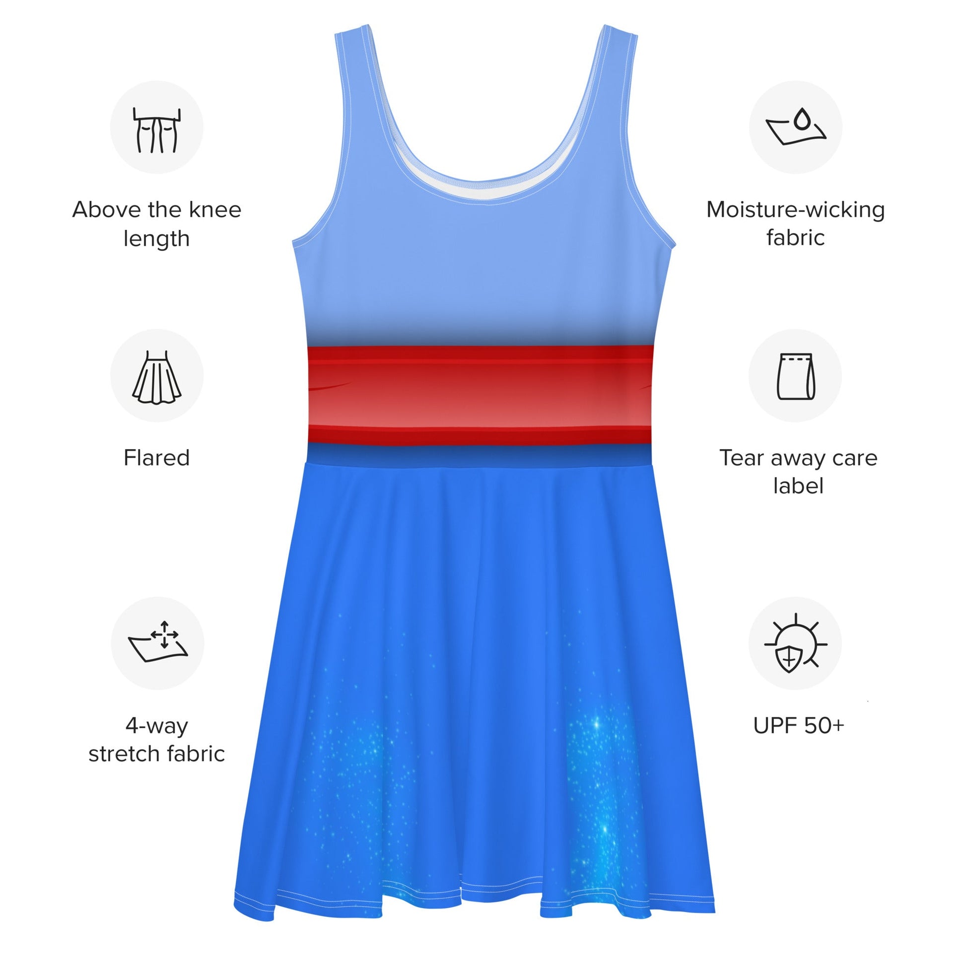 The Genie Skater Dress adult disney costumeadult genie dressSkater DressWrong Lever Clothing