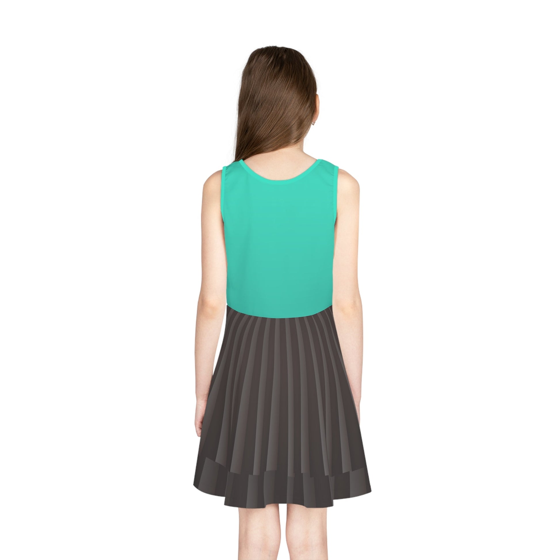 The Glitch Racer Girls' Sleeveless Sundress All Over PrintAOPAOP Clothing#tag4##tag5##tag6#