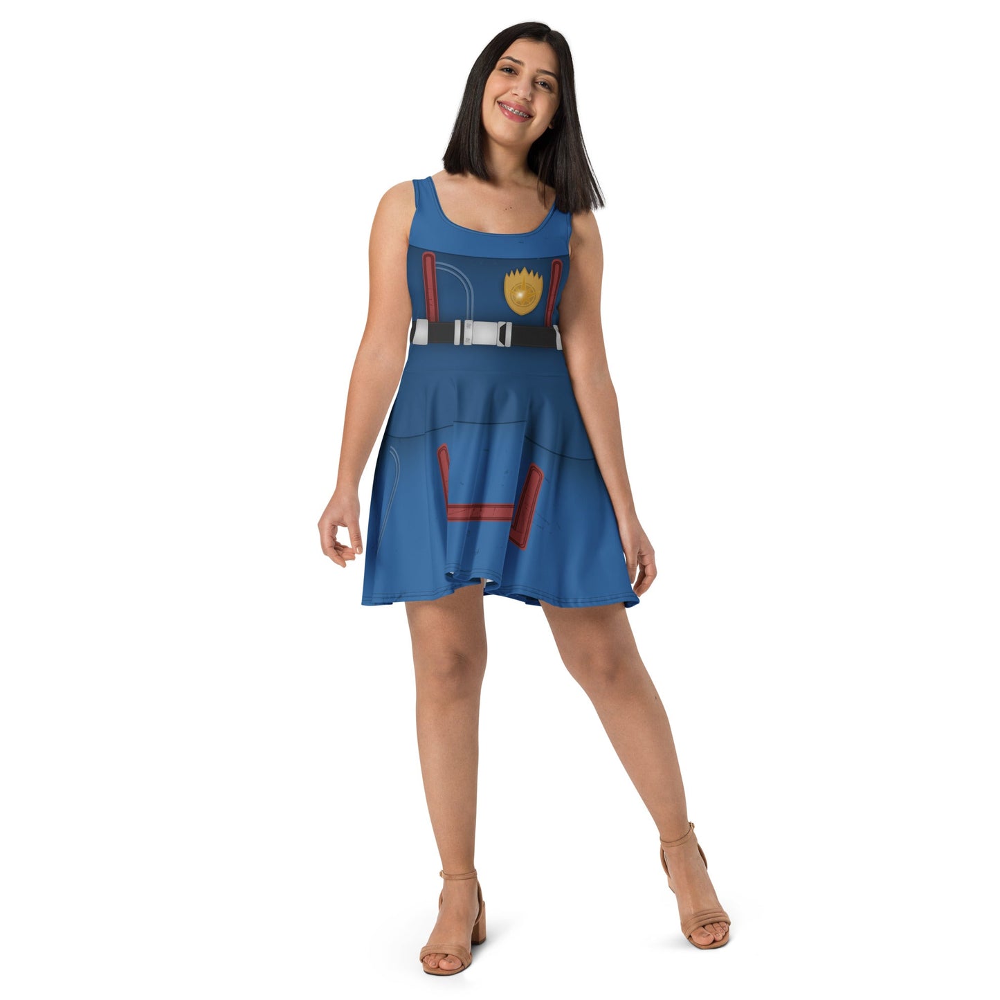 The Guardian Skater Dress cosplaydisney adultSkater DressWrong Lever Clothing