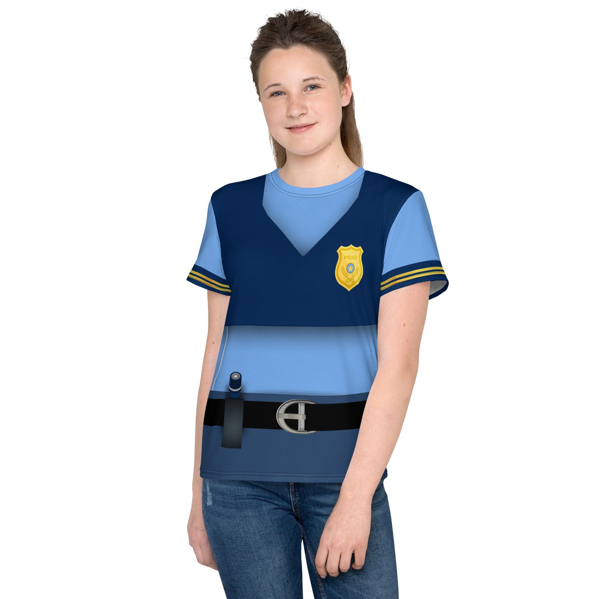 The Hopps Youth crew neck t-shirt cosplaydisney boundingdisney cosplay#tag4##tag5##tag6#