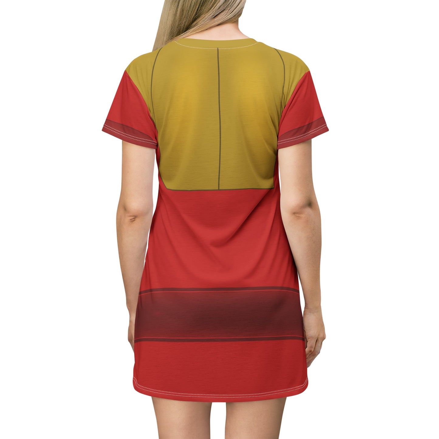 The Kuzco T-Shirt Dress- Cosplay, Bounding adult disneyAll Over PrintAOP#tag4##tag5##tag6#