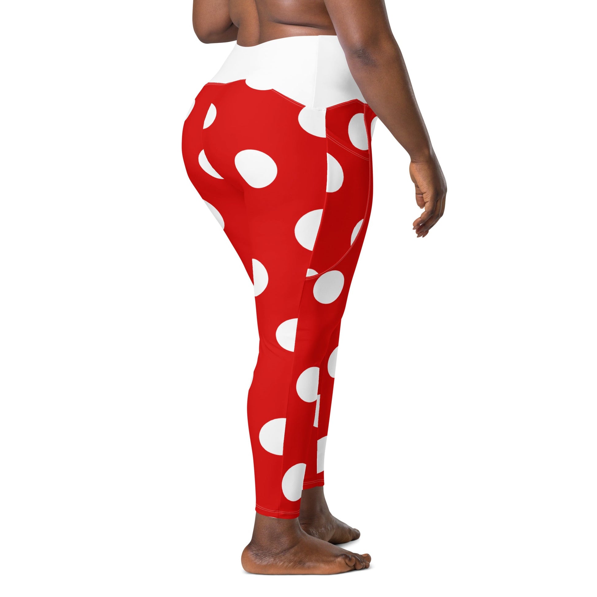 The Lady Mouse Leggings with pockets disney adultdisney boundingWrong Lever Clothing