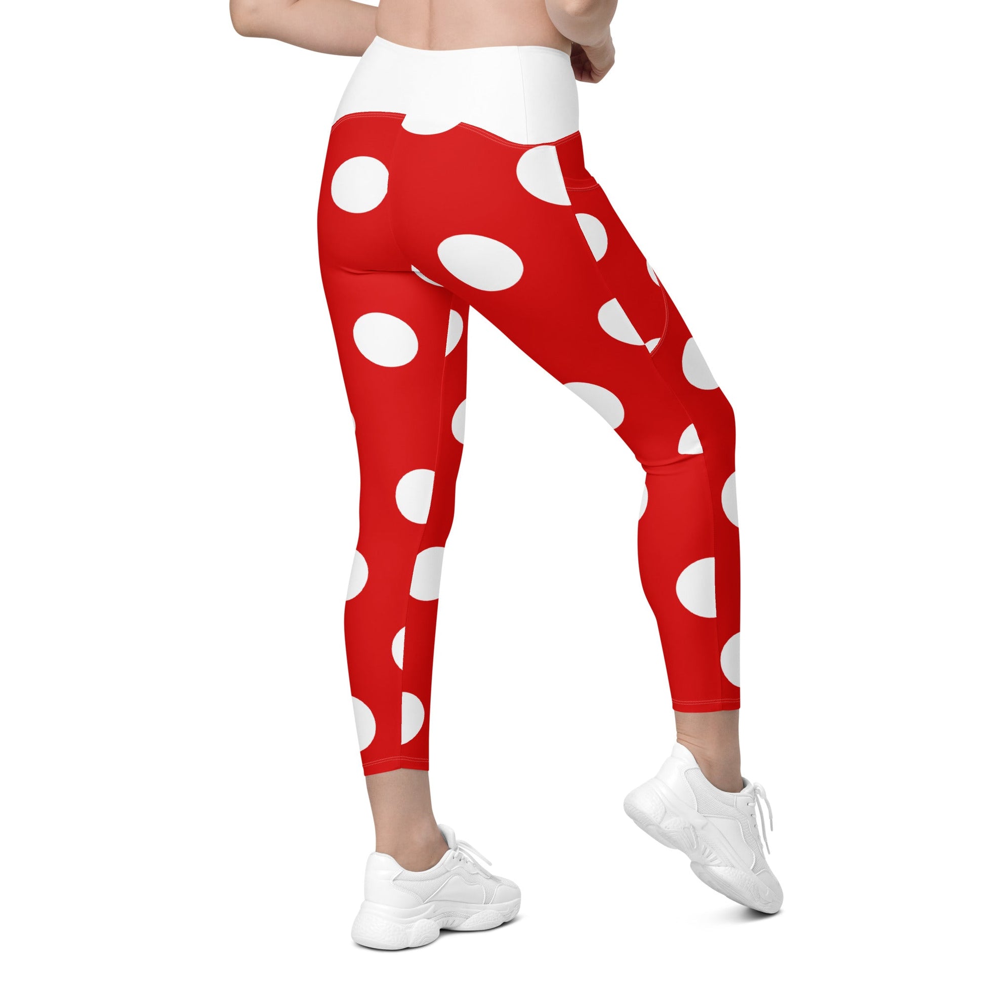 The Lady Mouse Leggings with pockets disney adultdisney boundingWrong Lever Clothing