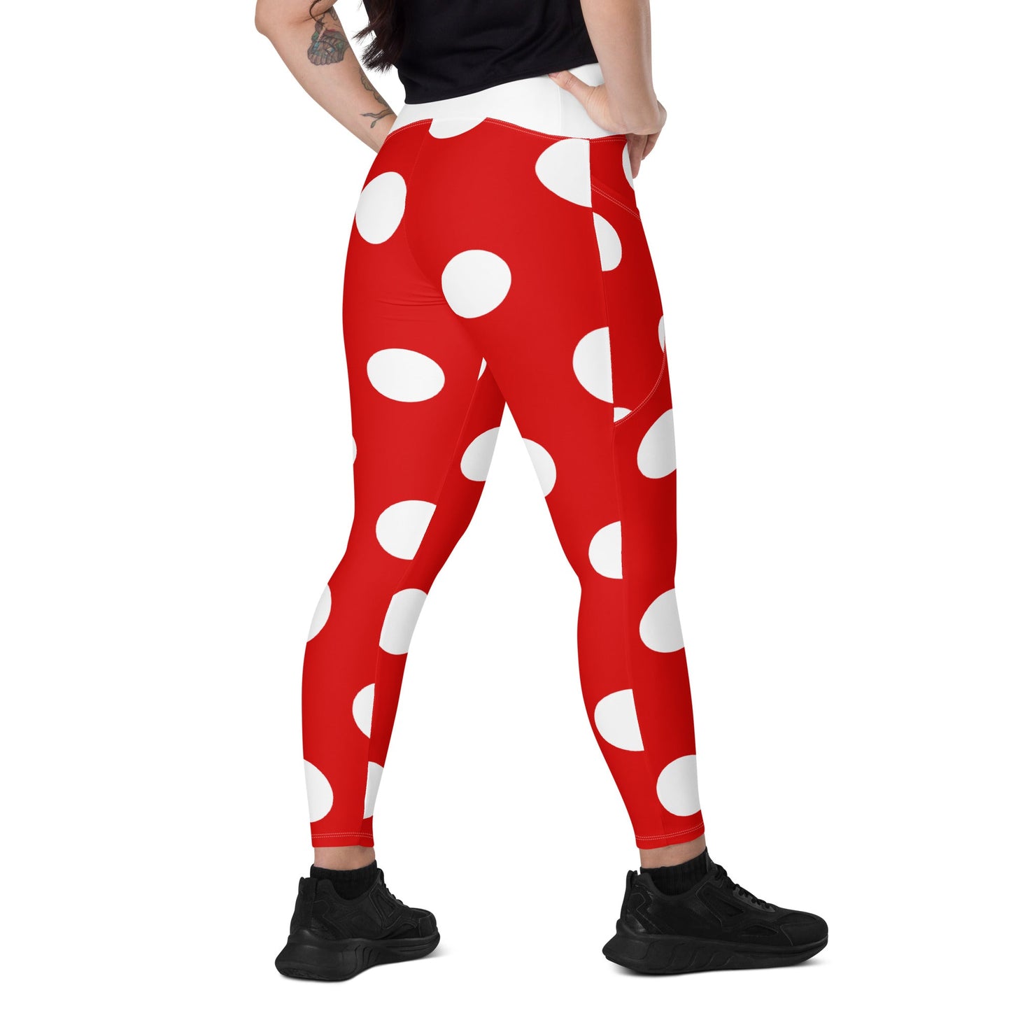 The Lady Mouse Leggings with pockets disney adultdisney boundingWrong Lever Clothing