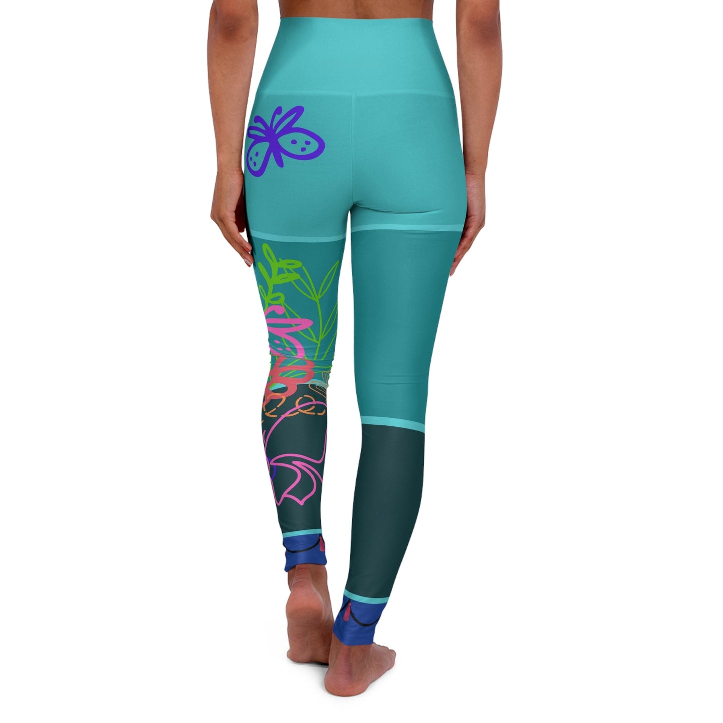 The Mirabel High Waisted Yoga Leggings- Running Costume, Cosplay, Bounding ActivewearAll Over PrintAll Over PrintsLittle Lady Shay Boutique