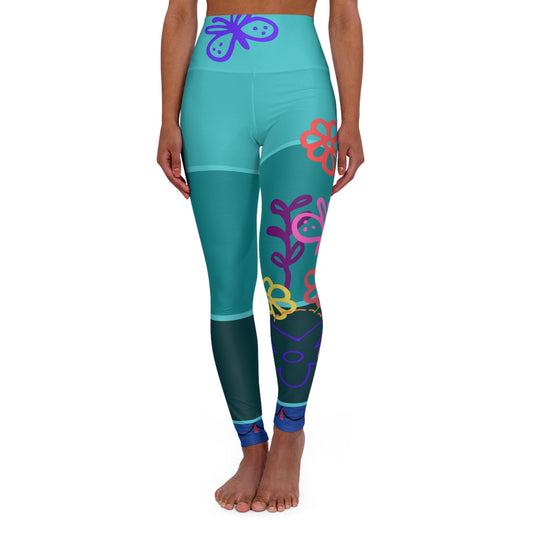 The Mirabel High Waisted Yoga Leggings- Running Costume, Cosplay, Bounding ActivewearAll Over PrintAll Over PrintsLittle Lady Shay Boutique