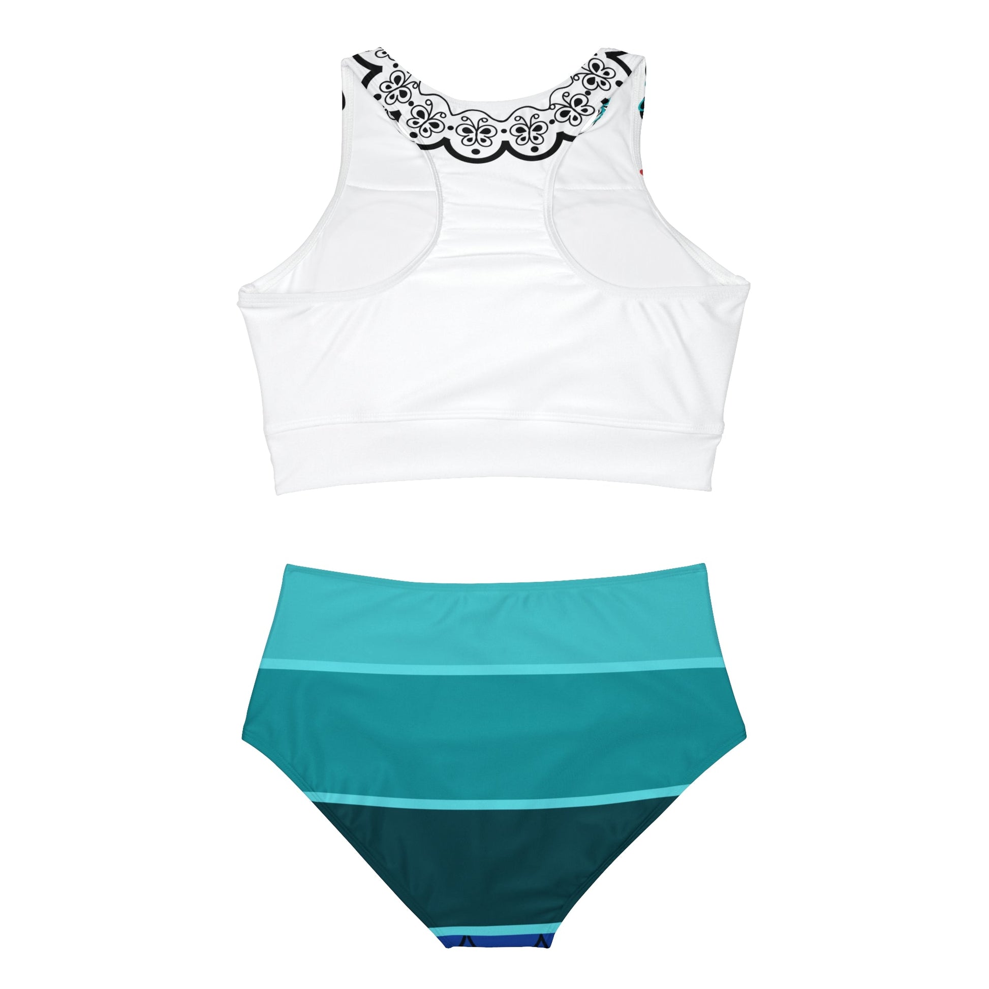 The Mirabel Sporty Bikini Set All Over PrintAOPswim suitLittle Lady Shay Boutique