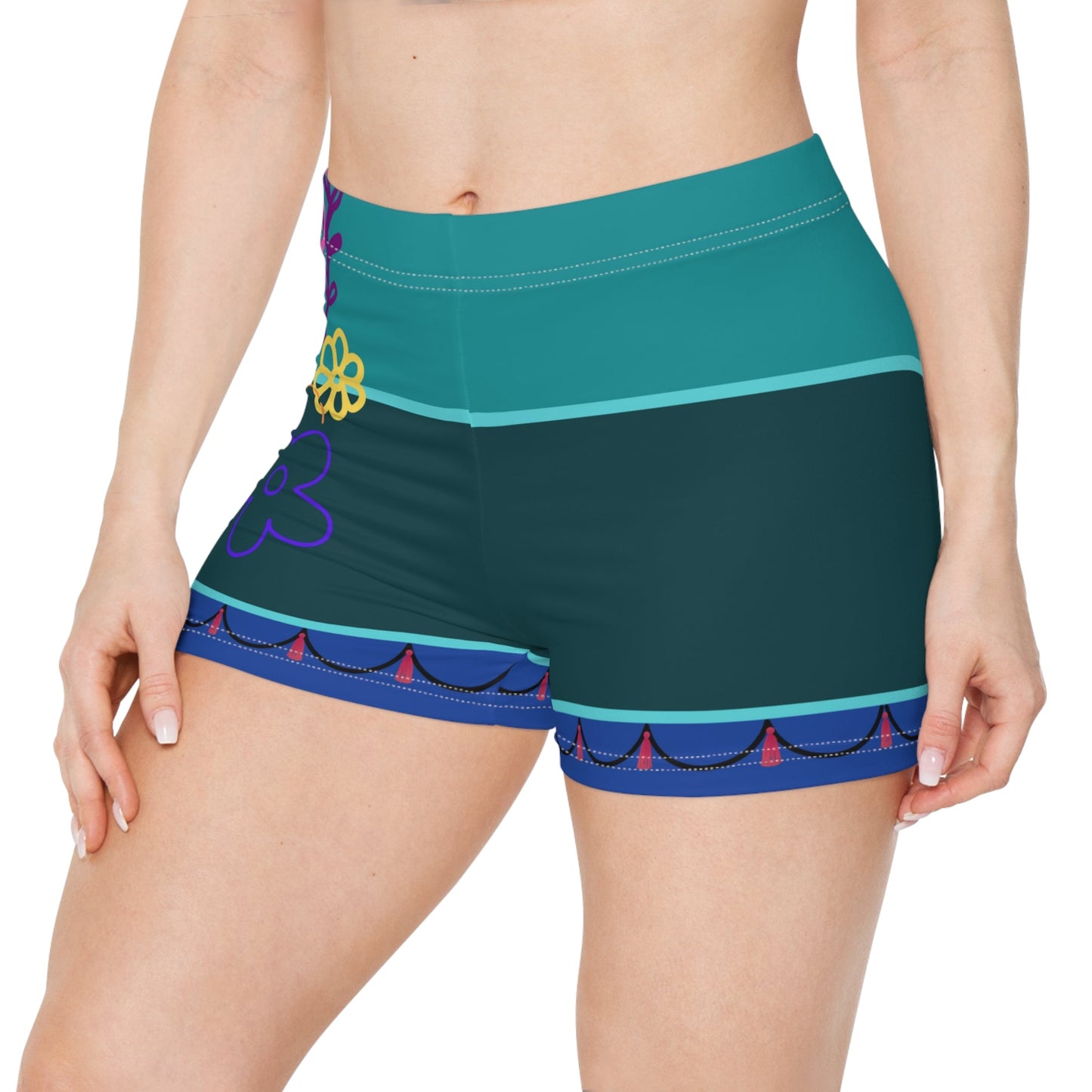 The Mirabel Women's Shorts - Running Costume, Cosplay, Bounding All Over PrintAOPAdult ShortsLittle Lady Shay Boutique