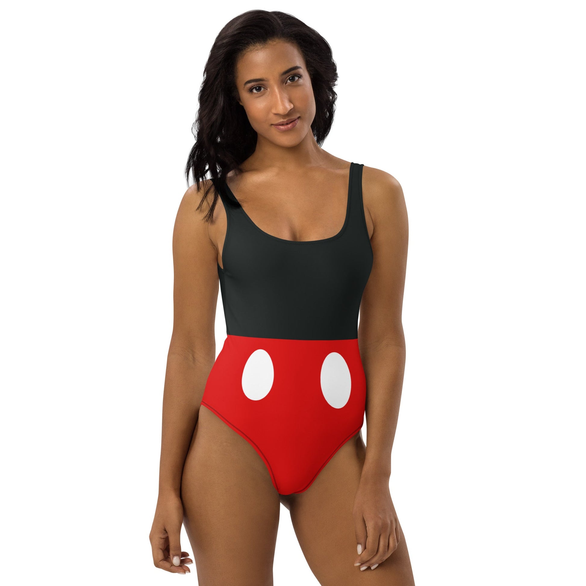 The Mouse One-Piece Swimsuit adult disneyDisney adult swimWrong Lever Clothing