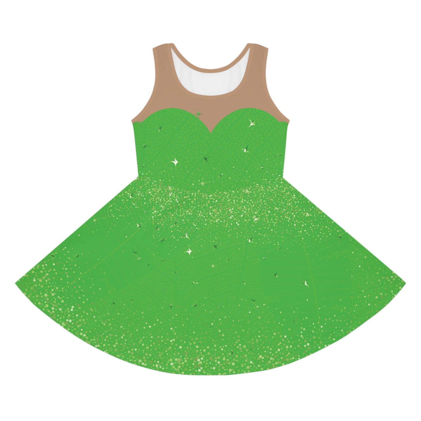 The Tinker Fairy Girls' Sleeveless Sundress All Over PrintAOPAll Over PrintsLittle Lady Shay Boutique