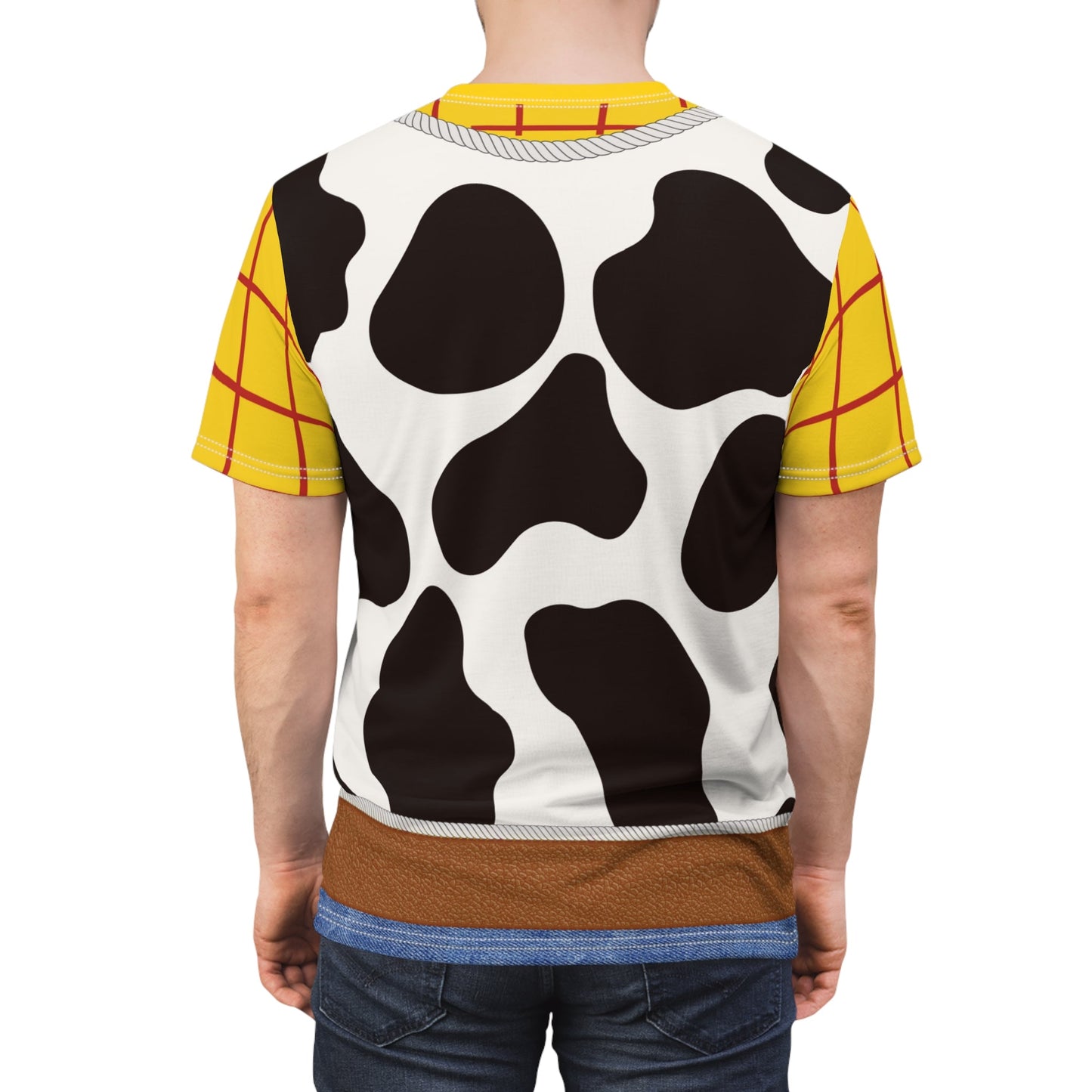 The Toy Cowboy Unisex Tee- Running Costume, Cosplay, Bounding active wearAll Over PrintAdult T-ShirtLittle Lady Shay Boutique